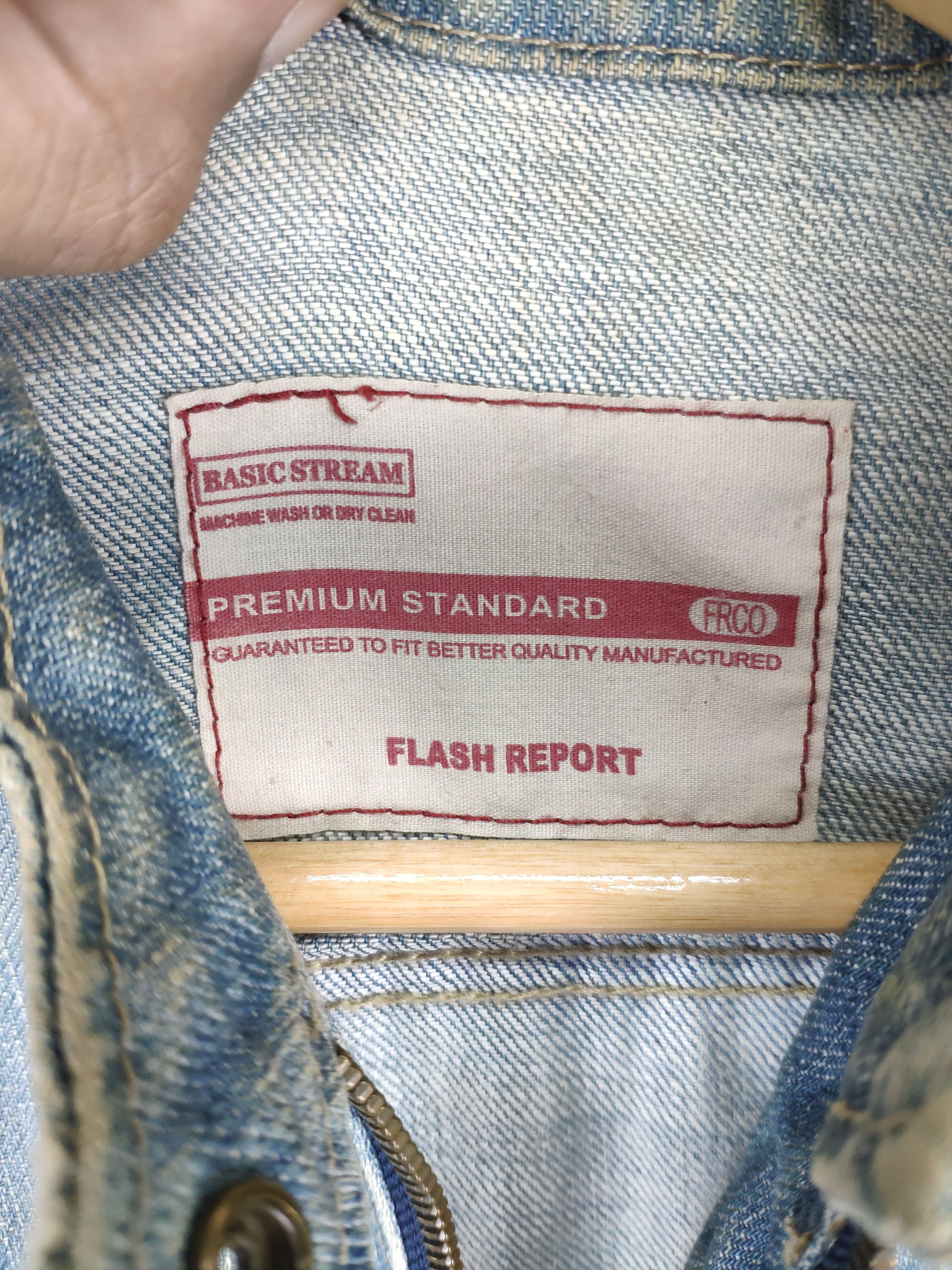 Japanese Brand × Vintage Vintage 1990s Denim Jacket Cropped Motorcycle Style Size S / US 4 / IT 40 - 3 Thumbnail