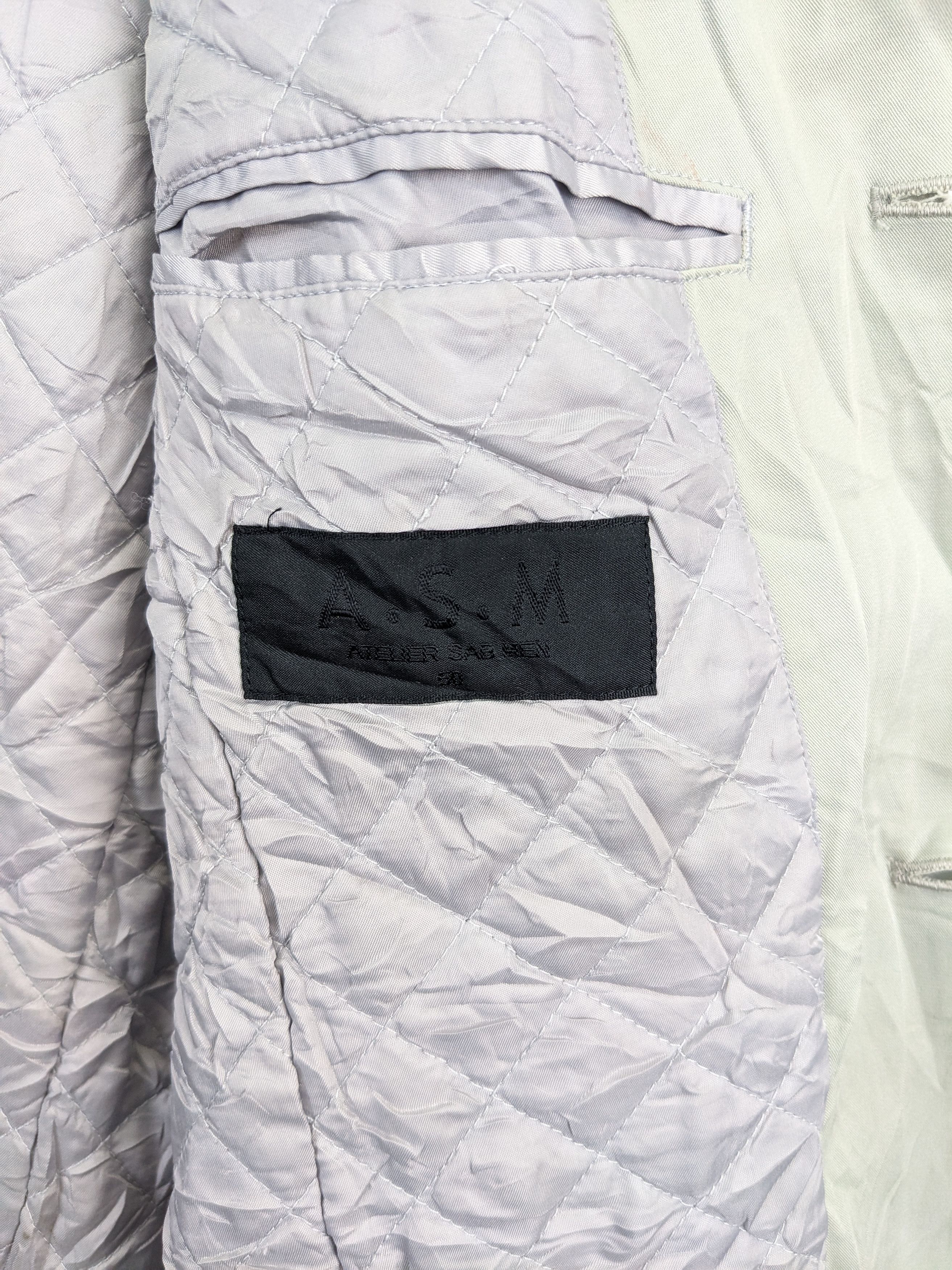 Designer × Vintage Vintage Atelier Sab Men Jacket Lining Quilted Size US M / EU 48-50 / 2 - 18 Thumbnail