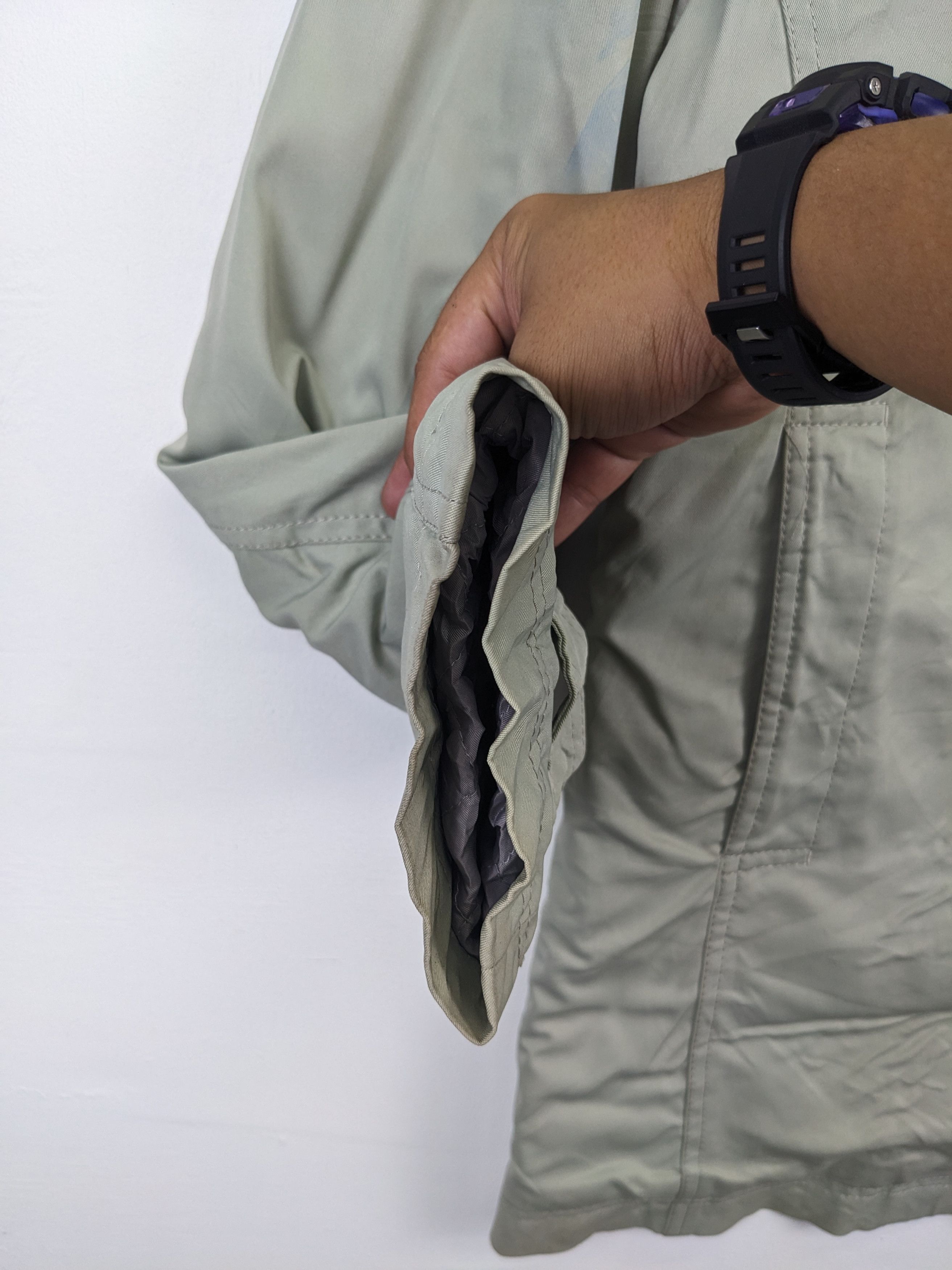 Designer × Vintage Vintage Atelier Sab Men Jacket Lining Quilted Size US M / EU 48-50 / 2 - 7 Thumbnail