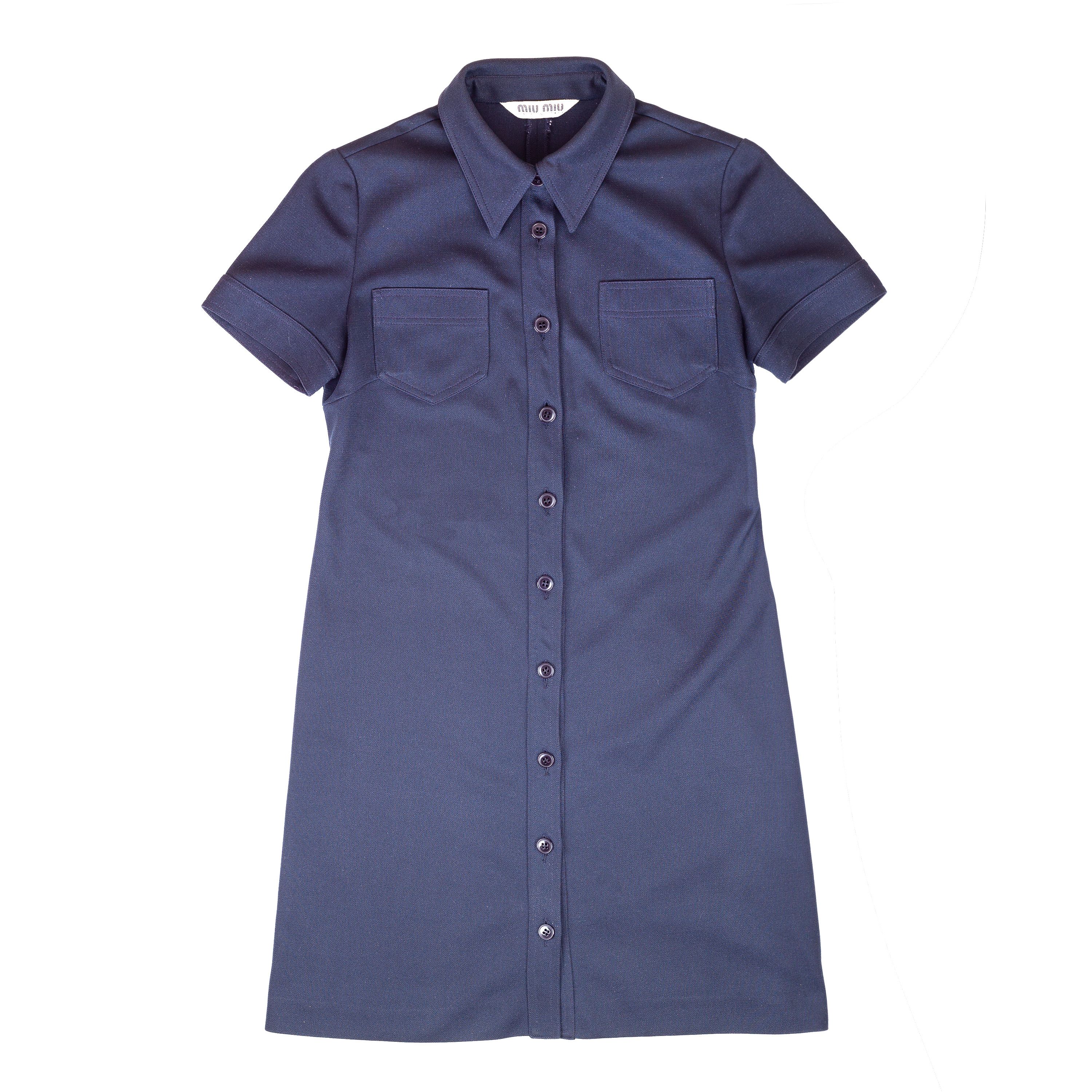 Miu Miu Miu Miu Cargo Navy Dress Size S / US 4 / IT 40 - 1 Thumbnail