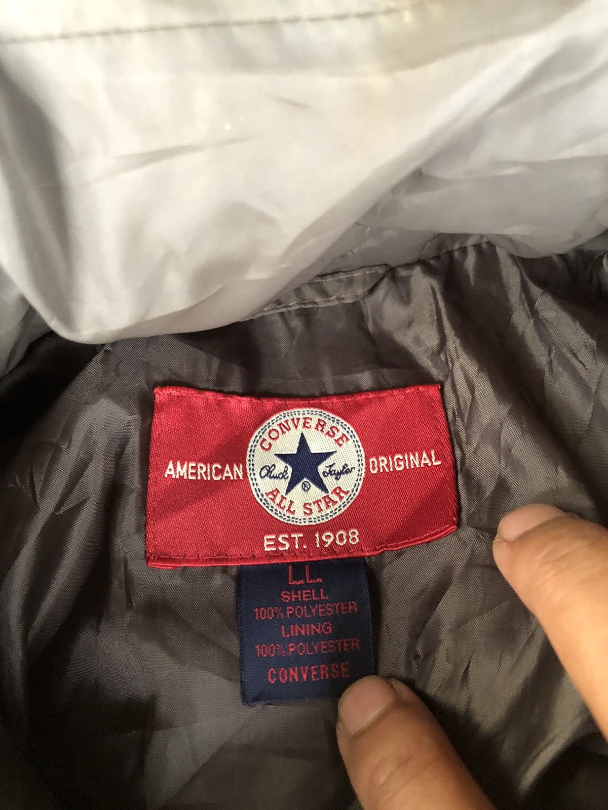 Converse Converse All Star Puffer Heavy Jacket Hoodie Size US L / EU 52-54 / 3 - 5 Thumbnail