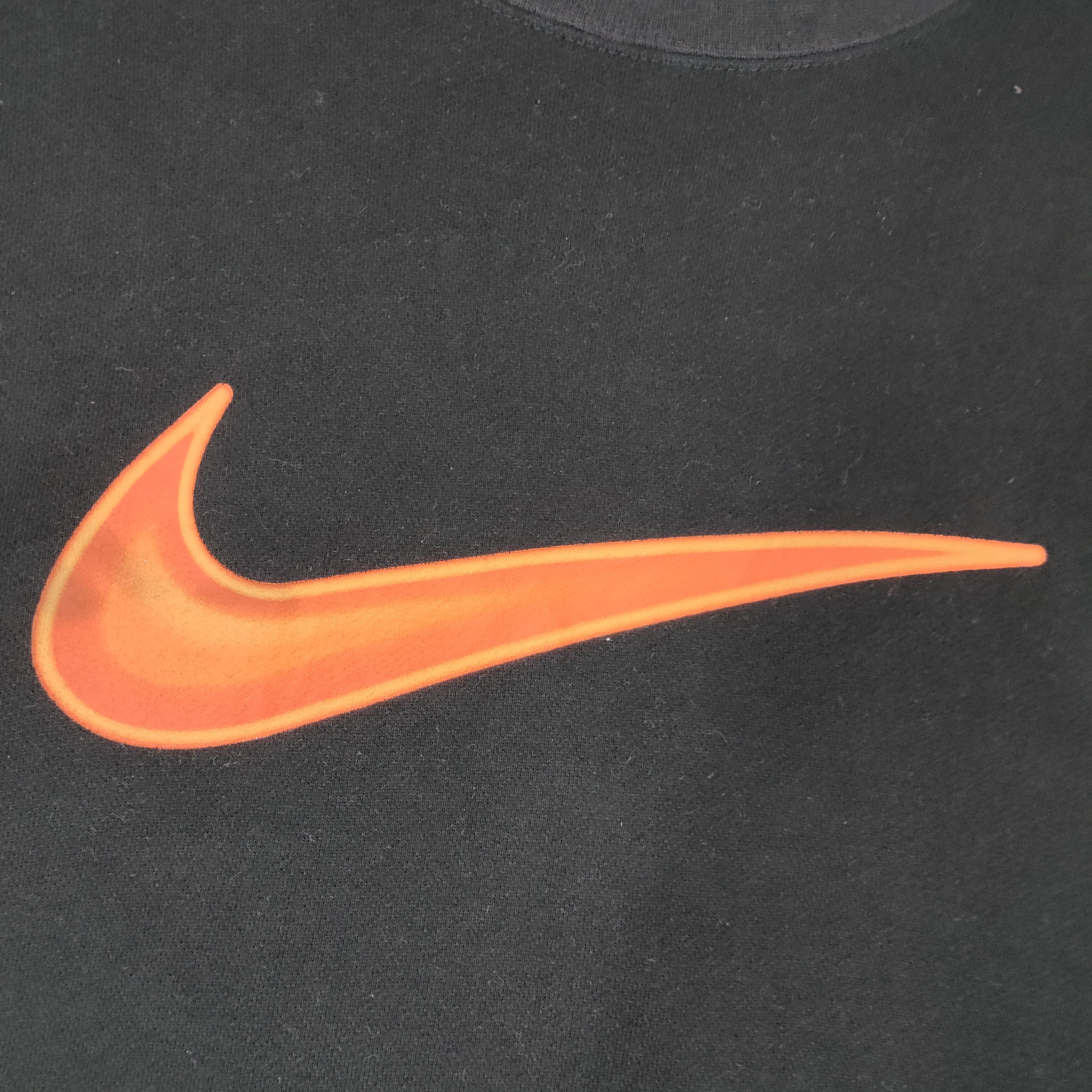 Nike Vintage NIKE 90s BIG 3D SWOOSH Pullover Rare Sweatshirt Size US M / EU 48-50 / 2 - 2 Thumbnail