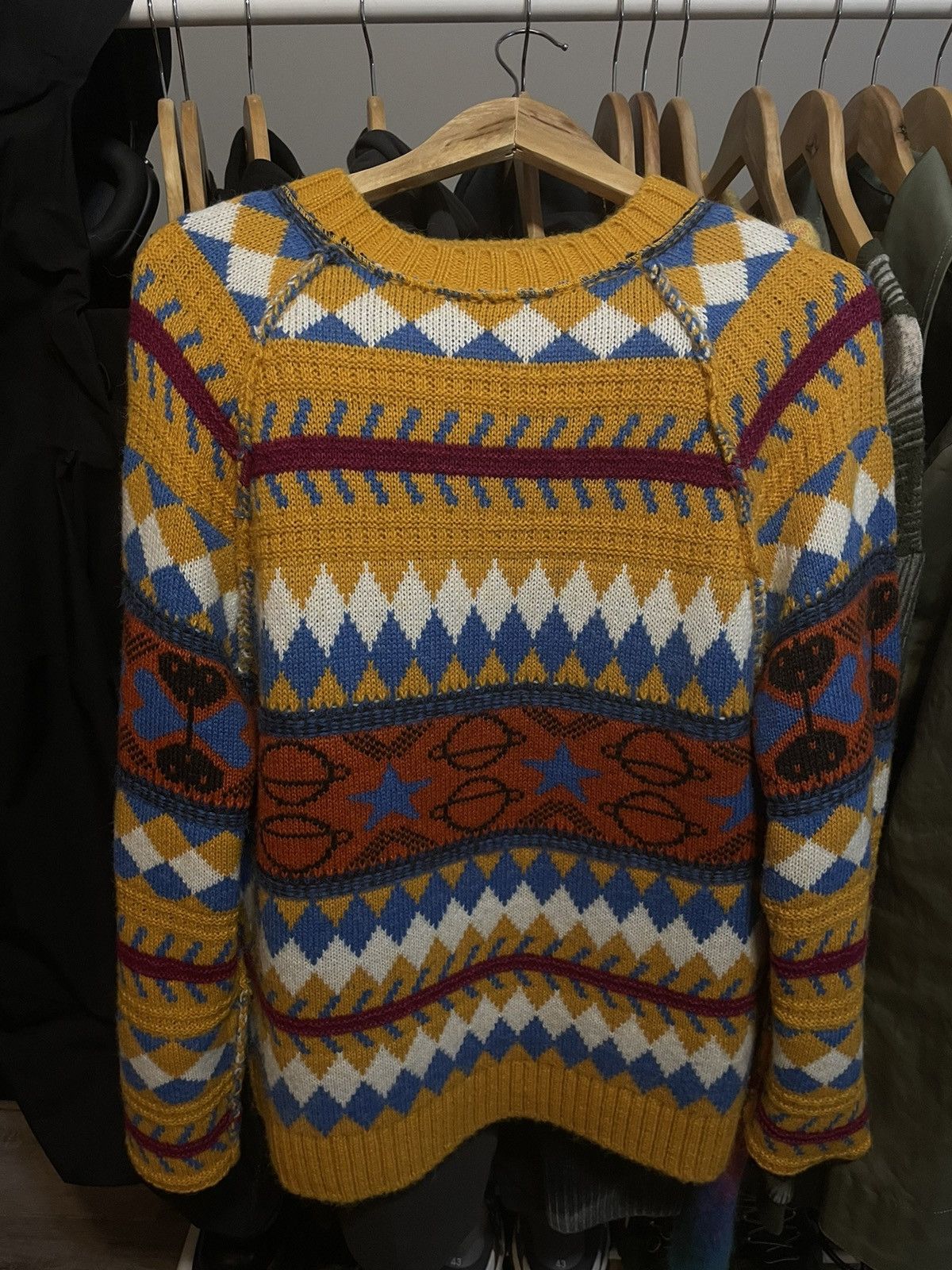 Acne Studios A/W18 Runway Acne Studios Space Knit (Reversible) Size US L / EU 52-54 / 3 - 4 Thumbnail