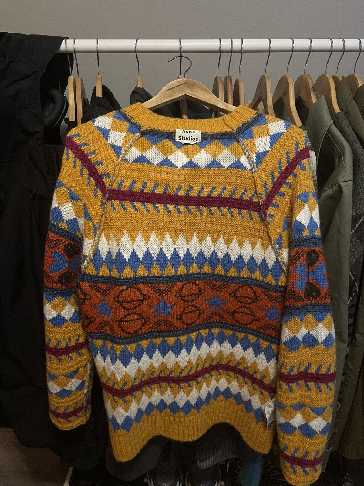 Acne Studios A/W18 Runway Acne Studios Space Knit (Reversible) Size US L / EU 52-54 / 3 - 5 Thumbnail