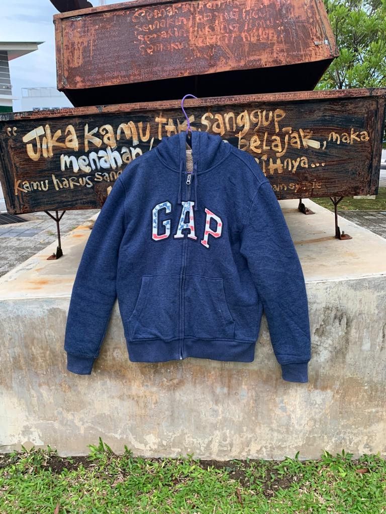 Gap Vintage GAP Hoodie (Fleece) Size US M / EU 48-50 / 2 - 1 Thumbnail