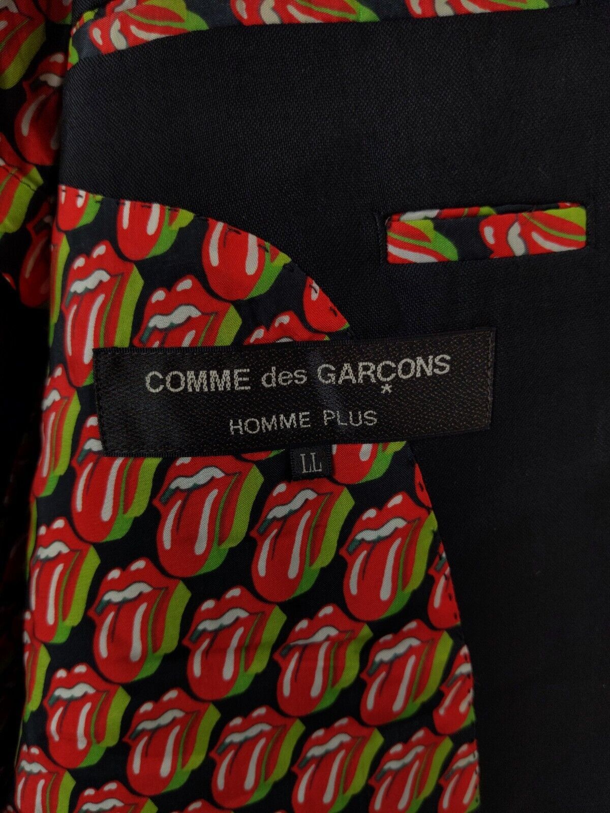 Comme des Garcons Homme Plus × The Rolling Stones CDGHP x ROLLING STONES Tailored Blazer Jacket Mens Size L Size US L / EU 52-54 / 3 - 2 Thumbnail