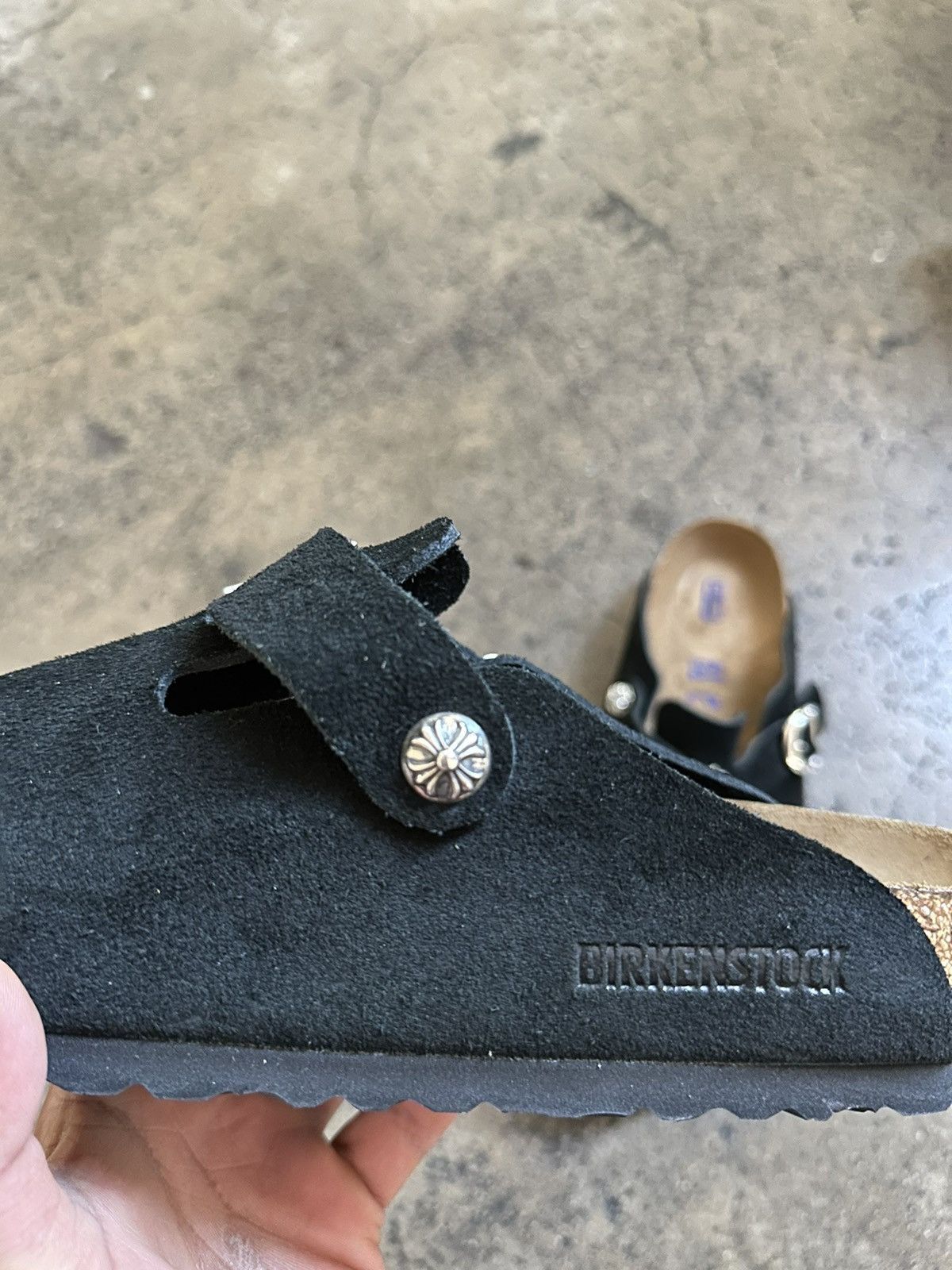 Chrome Hearts Birkenstock Bostons