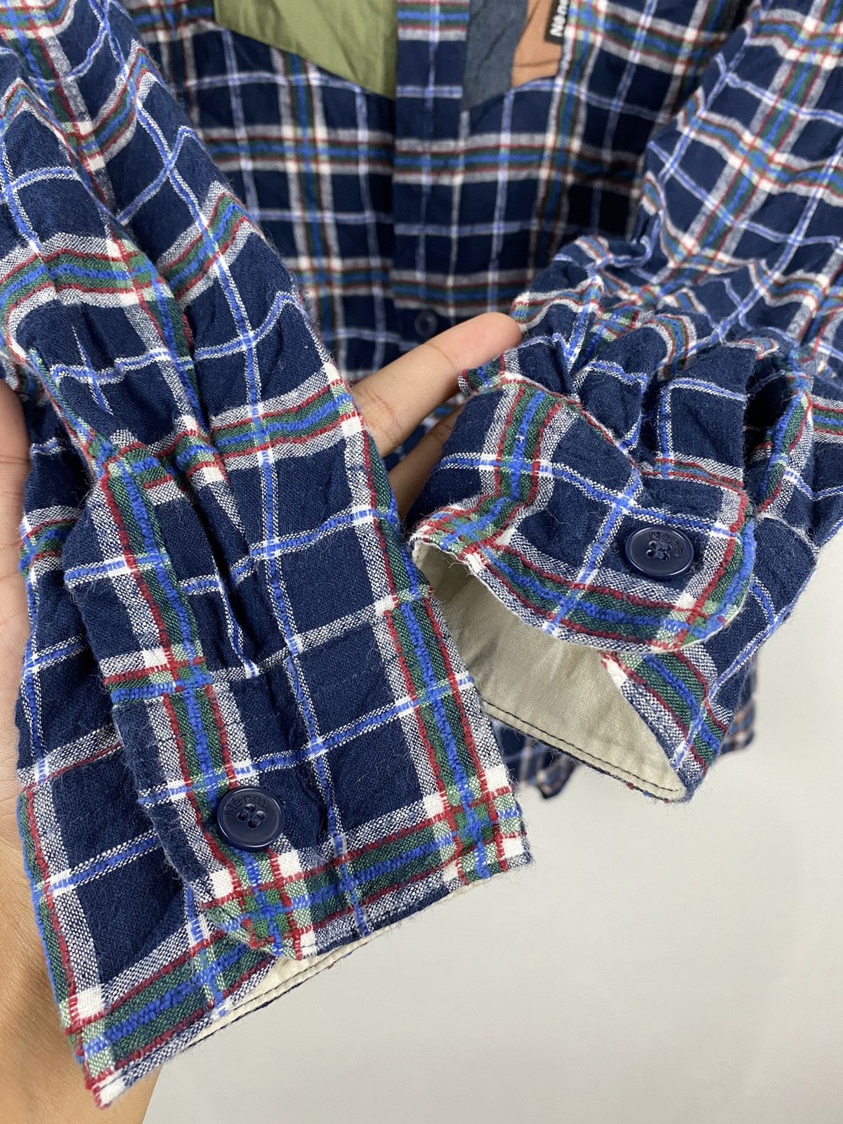 Ne-Net Ex-Issey Miyake Designer Ne-Net Button Ups Shirt Over Print Size US S / EU 44-46 / 1 - 4 Thumbnail