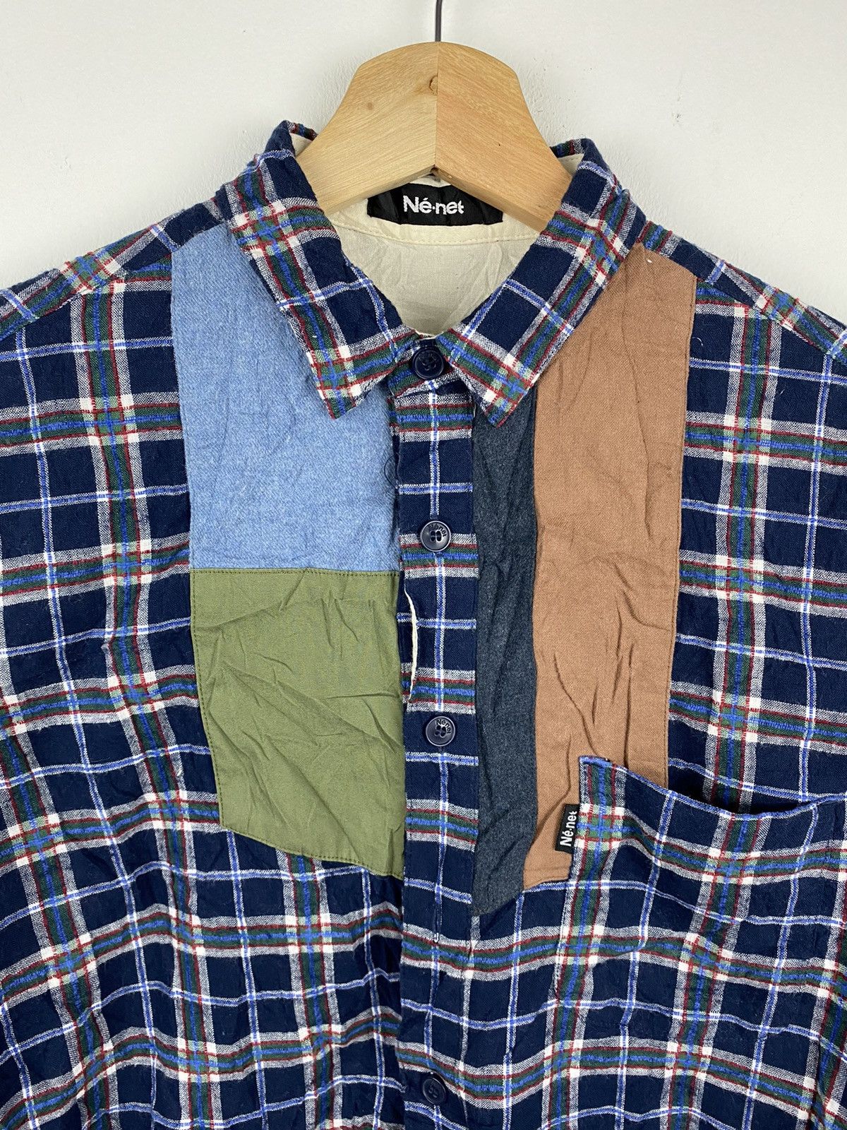Ne-Net Ex-Issey Miyake Designer Ne-Net Button Ups Shirt Over Print Size US S / EU 44-46 / 1 - 2 Thumbnail