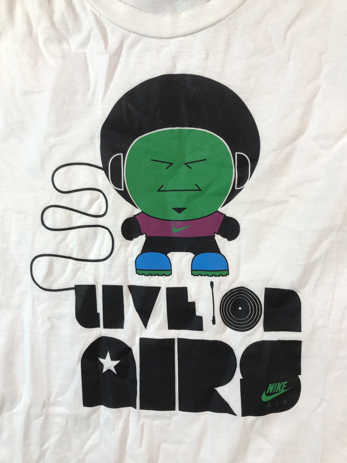 Nike × Vintage Vintage Nike t-shirt rare big logo Size US XL / EU 56 / 4 - 2 Thumbnail