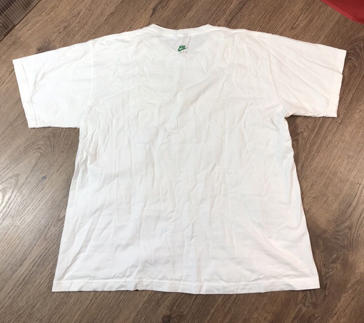 Nike × Vintage Vintage Nike t-shirt rare big logo Size US XL / EU 56 / 4 - 4 Thumbnail