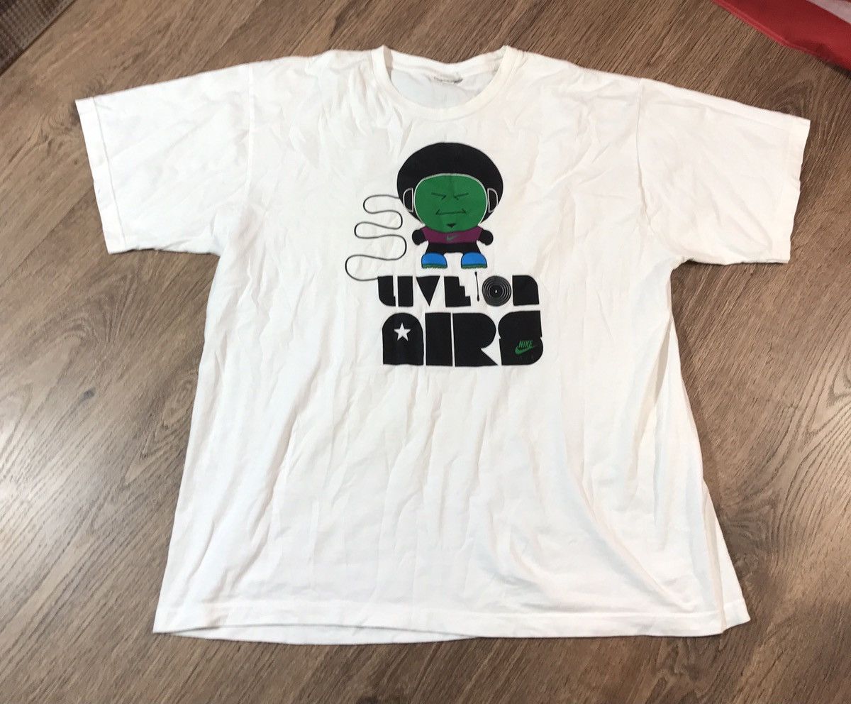 Nike × Vintage Vintage Nike t-shirt rare big logo Size US XL / EU 56 / 4 - 1 Thumbnail