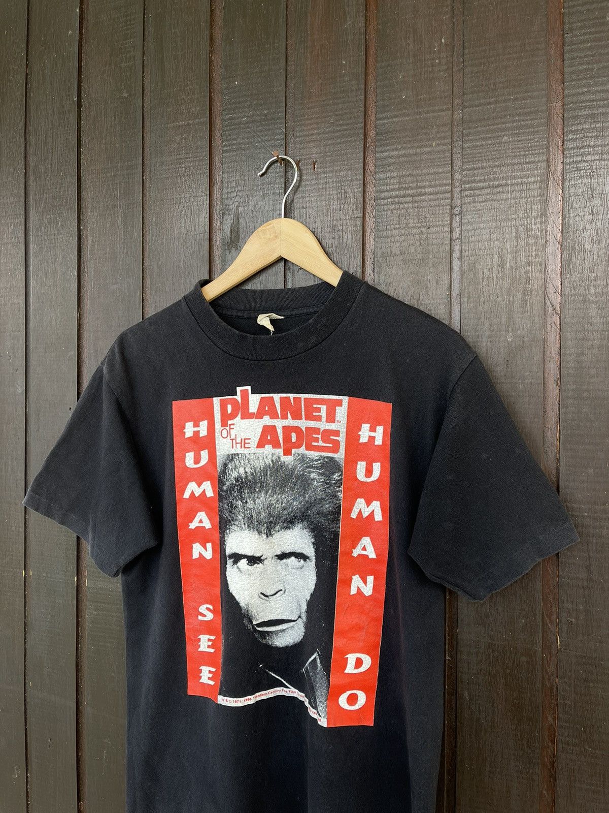 Vintage Rare Vintage 90s Mosquitohead The planet of the apes movie Size US M / EU 48-50 / 2 - 3 Thumbnail