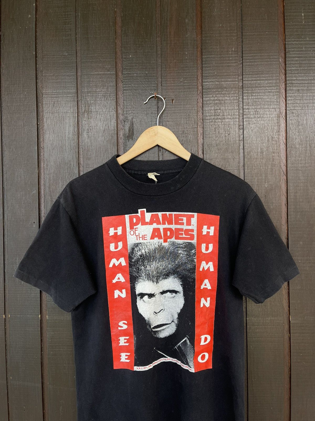 Vintage Rare Vintage 90s Mosquitohead The planet of the apes movie Size US M / EU 48-50 / 2 - 2 Thumbnail