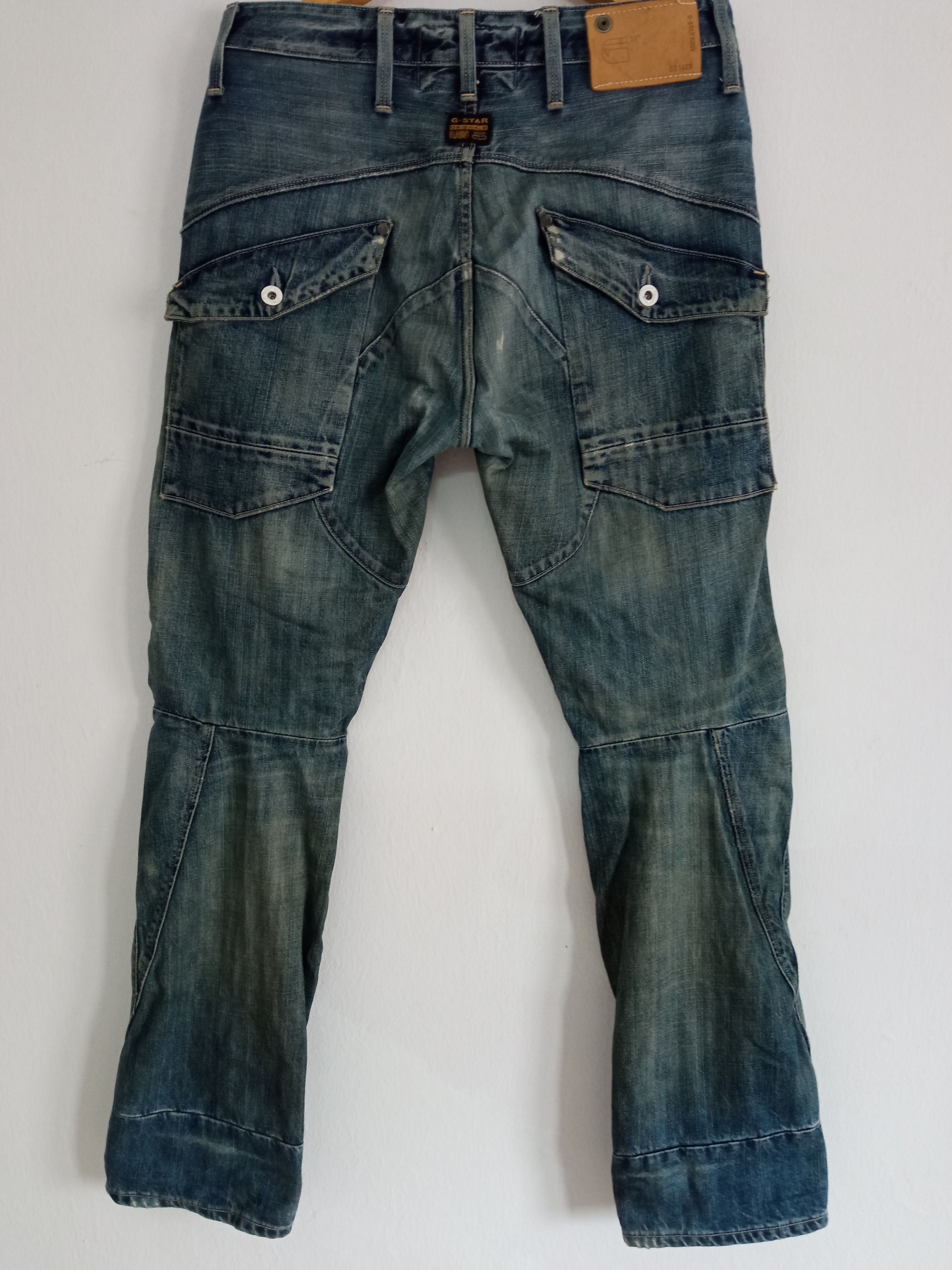 G-Star 🔥🔥G-Star R3301 Multipocket Cargo Distressed Jeans Denim Size US 33 - 8 Thumbnail