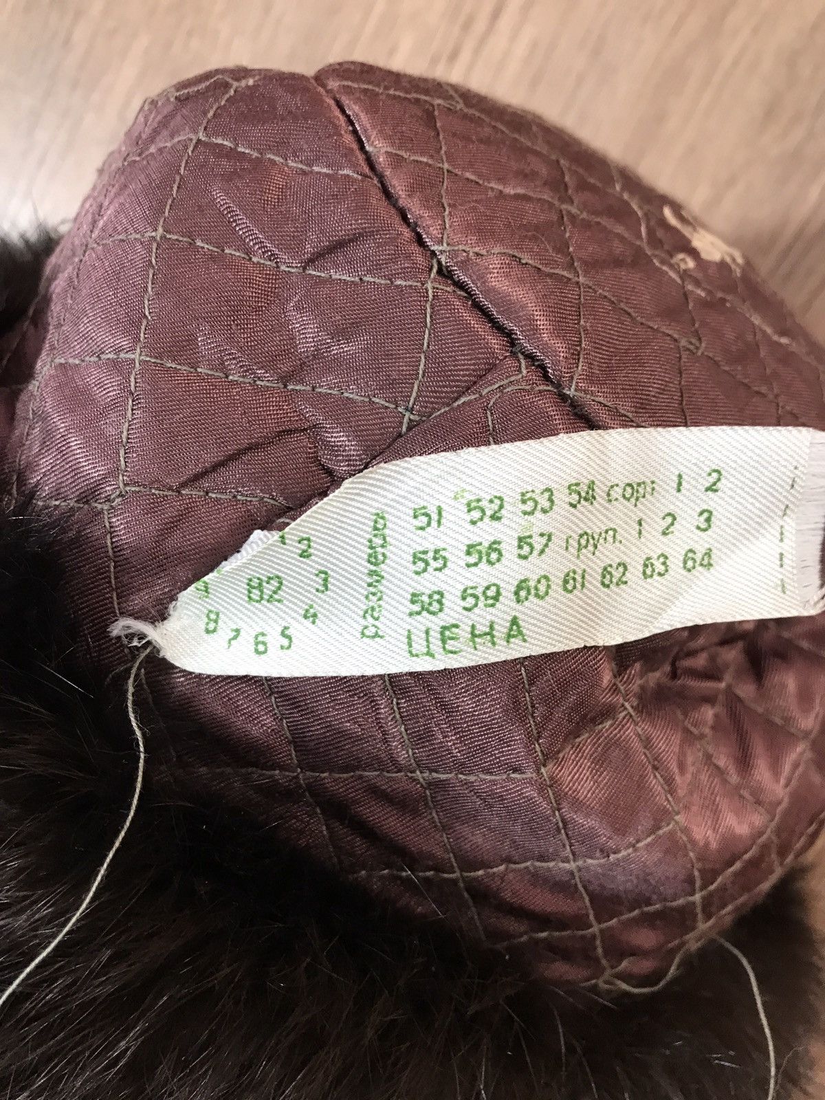Vintage Vintage 1982s Natural Fur Ushanka Hat Size ONE SIZE - 5 Thumbnail