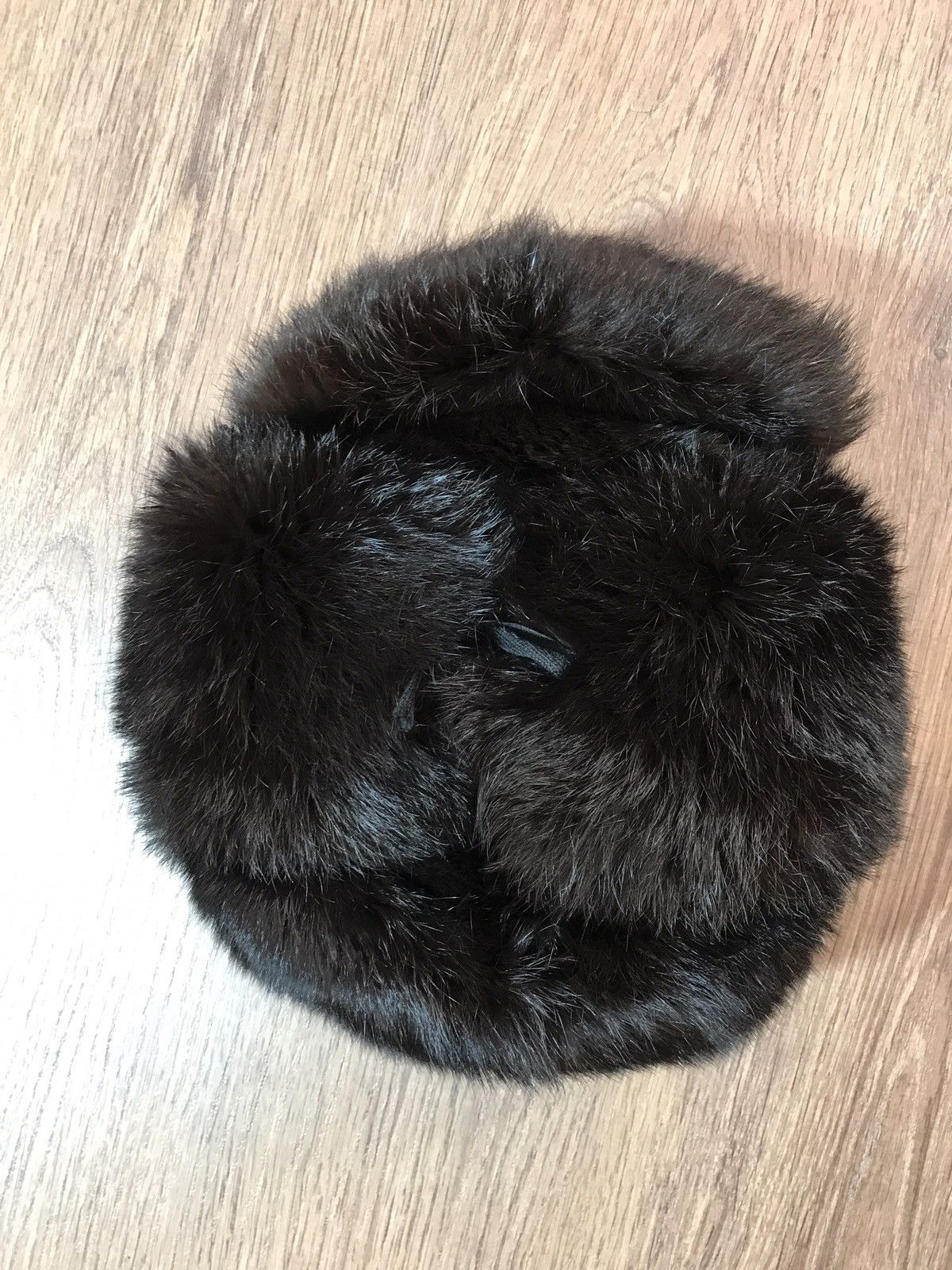 Vintage Vintage 1982s Natural Fur Ushanka Hat Size ONE SIZE - 11 Thumbnail