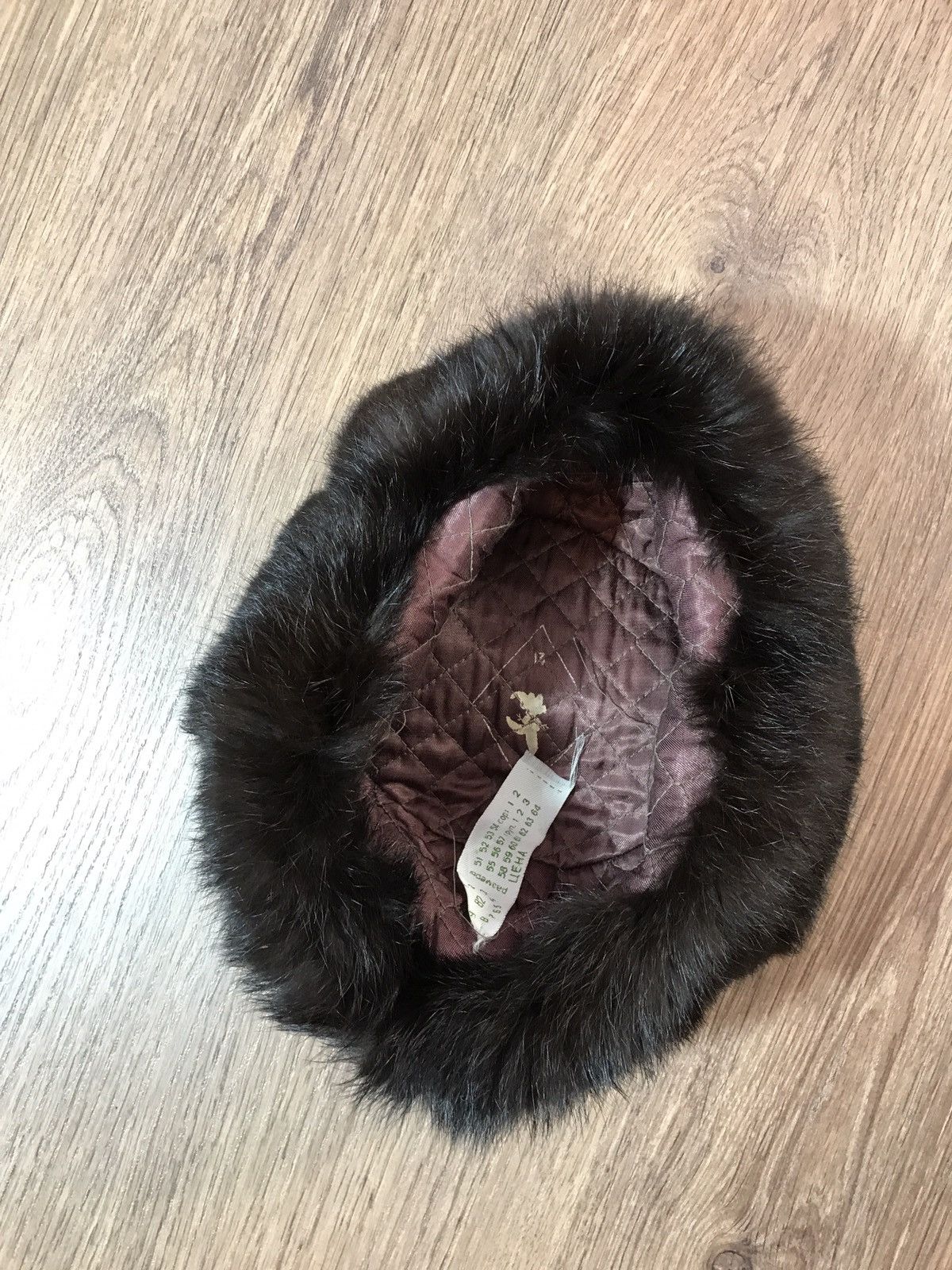 Vintage Vintage 1982s Natural Fur Ushanka Hat Size ONE SIZE - 9 Thumbnail