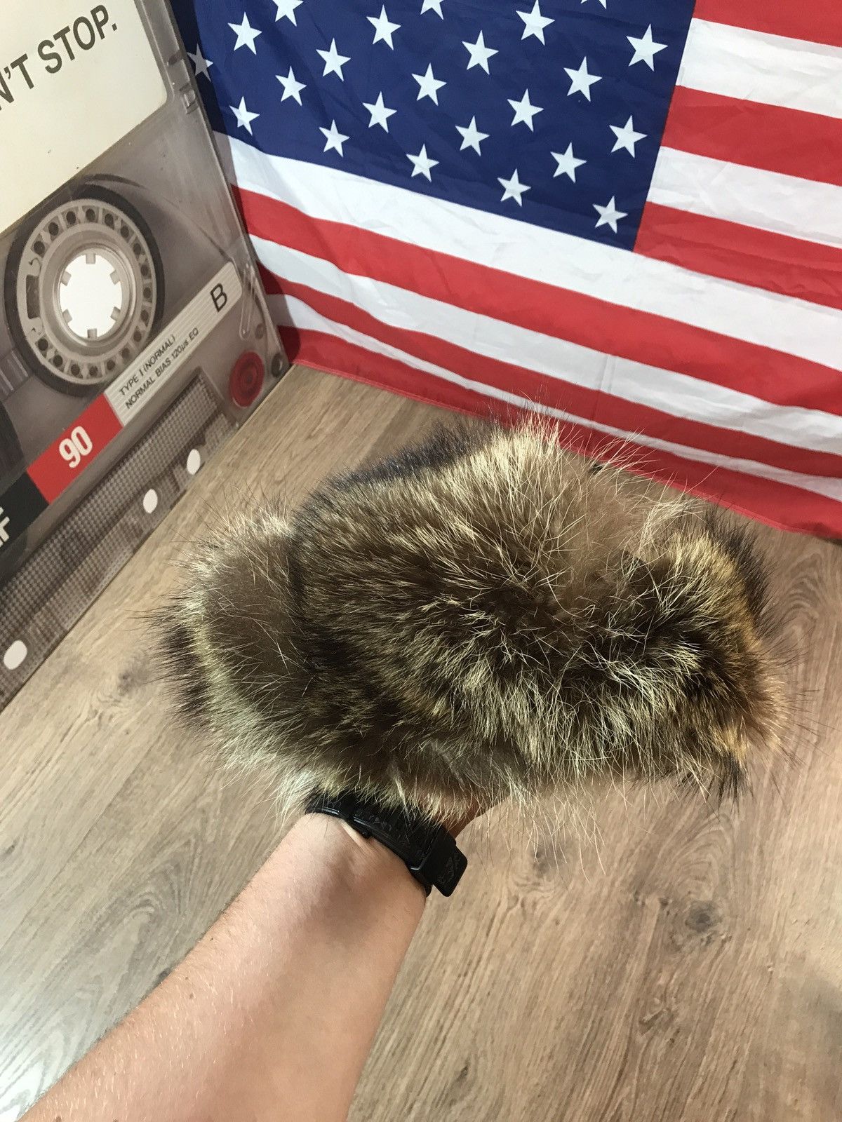 Vintage Vintage Natural Fur Ushanka Hat Size ONE SIZE - 7 Thumbnail