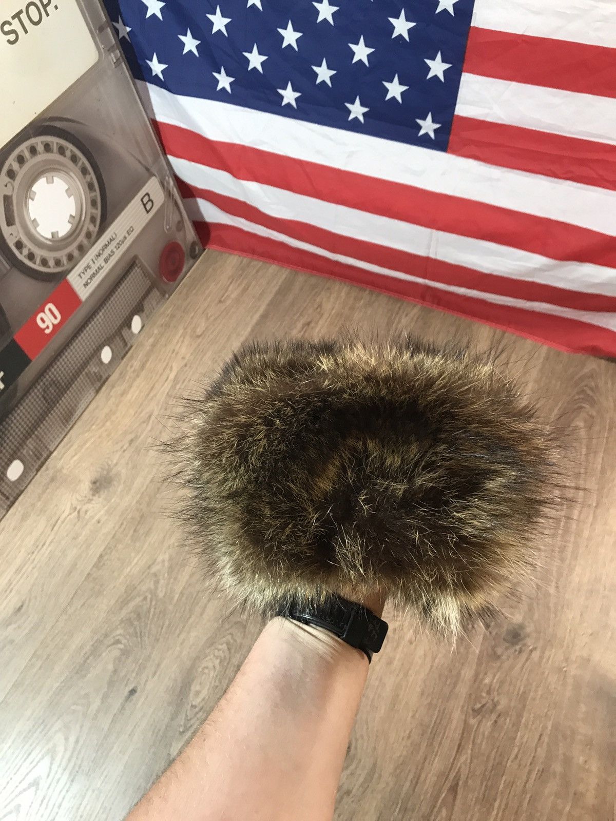 Vintage Vintage Natural Fur Ushanka Hat Size ONE SIZE - 6 Thumbnail