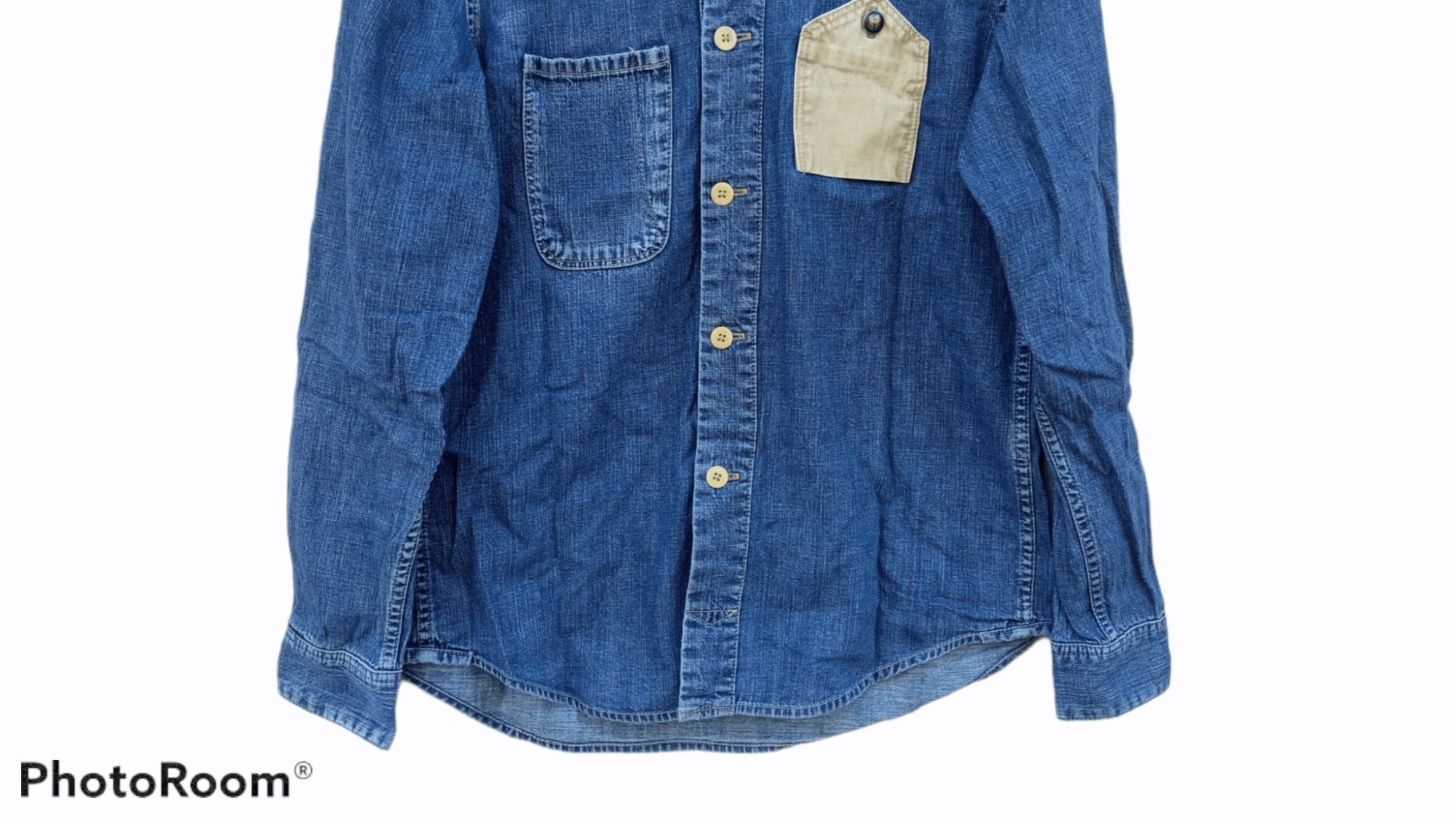 Paul Smith × R.Newbold × Vintage 🔥🔥Vintage Style R.Newbold Sample Denim Work Shirt Size US M / EU 48-50 / 2 - 12 Thumbnail