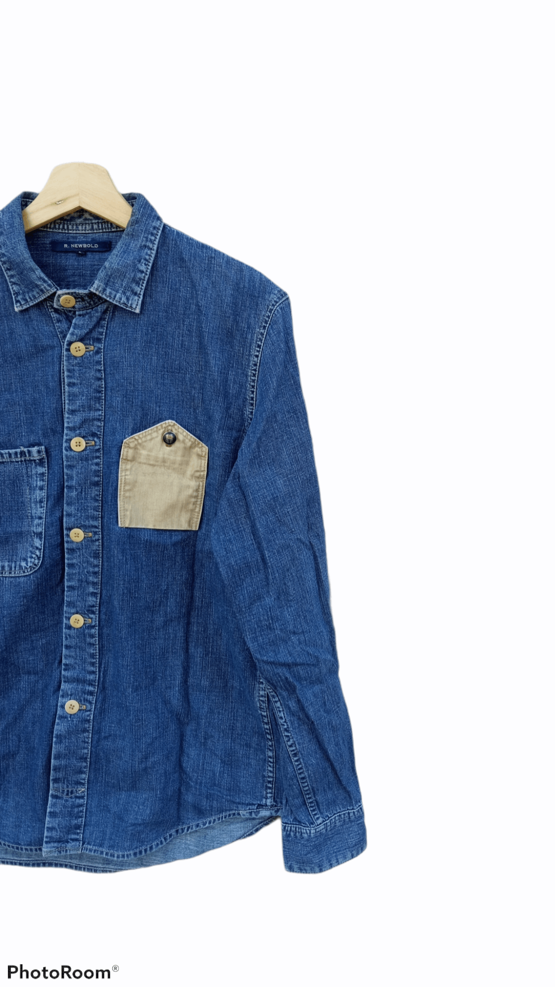 Paul Smith × R.Newbold × Vintage 🔥🔥Vintage Style R.Newbold Sample Denim Work Shirt Size US M / EU 48-50 / 2 - 3 Thumbnail
