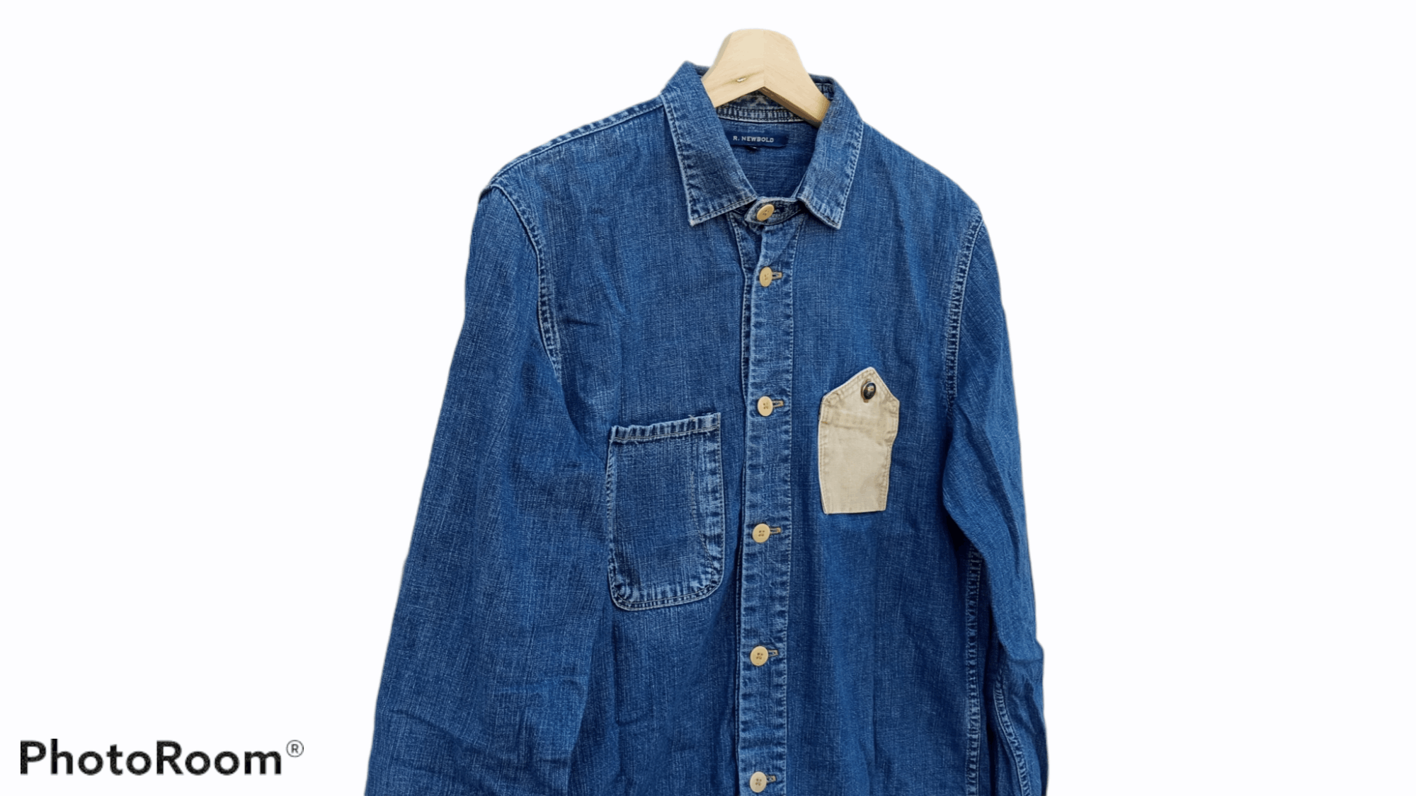 Paul Smith × R.Newbold × Vintage 🔥🔥Vintage Style R.Newbold Sample Denim Work Shirt Size US M / EU 48-50 / 2 - 13 Thumbnail