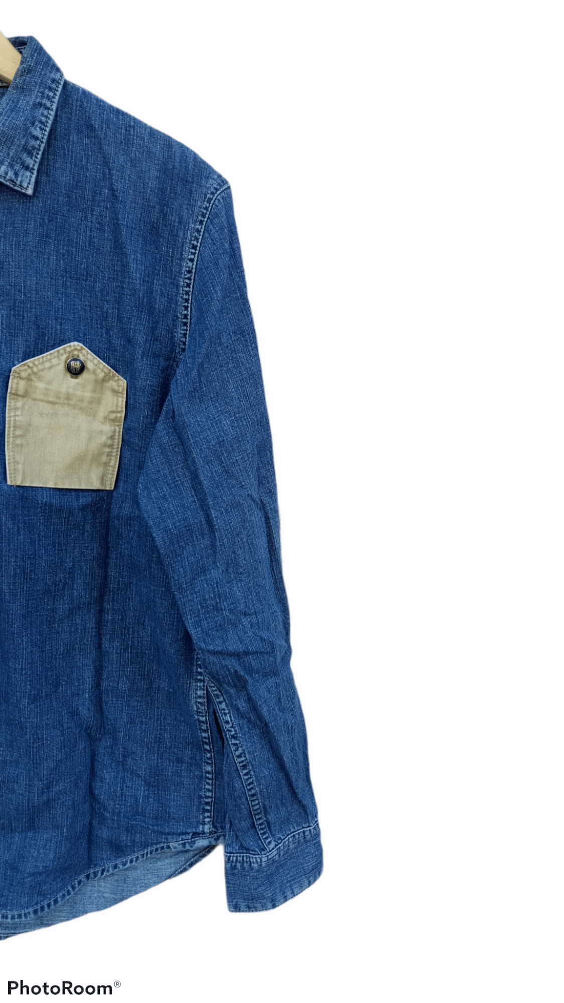 Paul Smith × R.Newbold × Vintage 🔥🔥Vintage Style R.Newbold Sample Denim Work Shirt Size US M / EU 48-50 / 2 - 7 Thumbnail