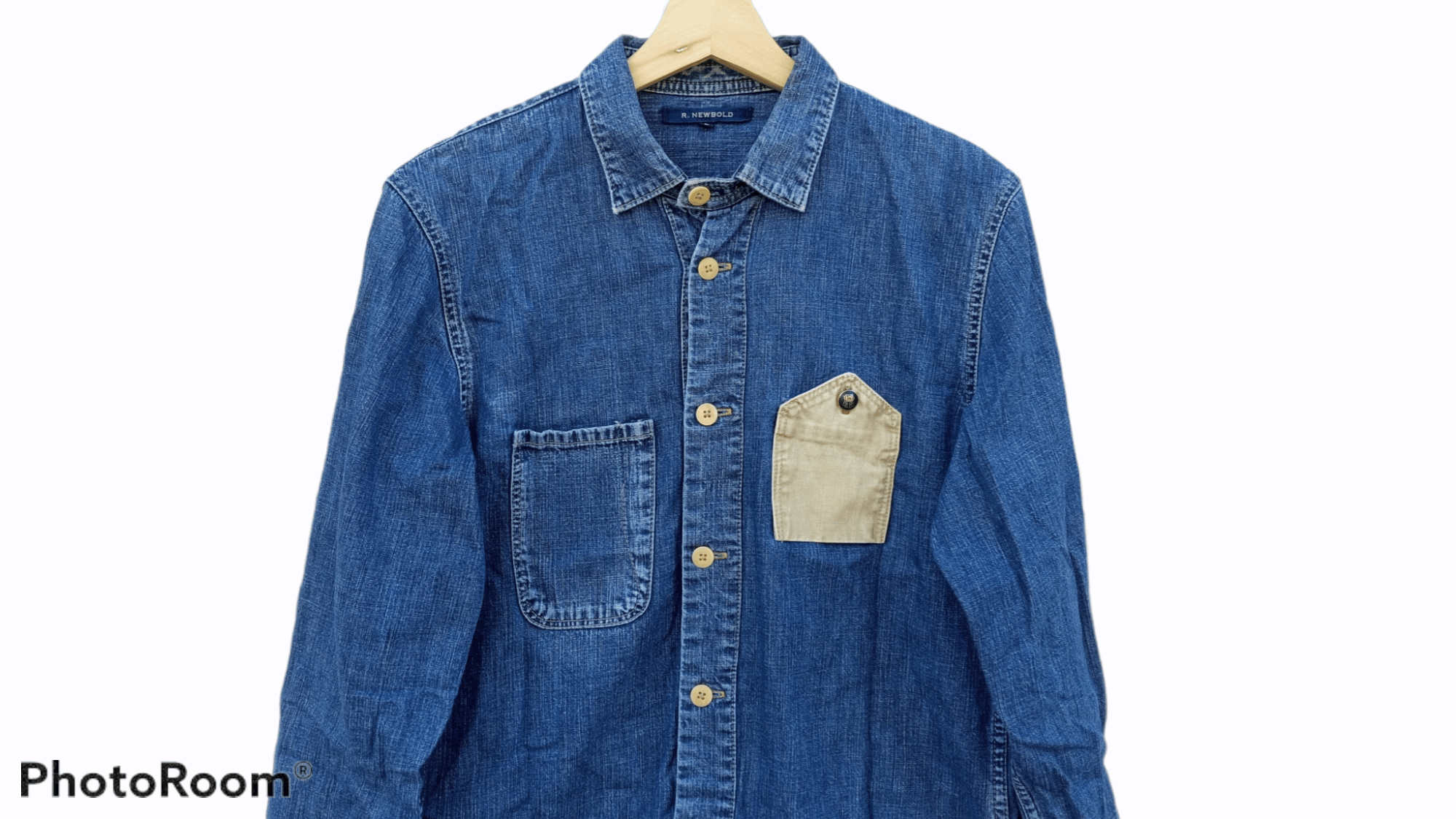 Paul Smith × R.Newbold × Vintage 🔥🔥Vintage Style R.Newbold Sample Denim Work Shirt Size US M / EU 48-50 / 2 - 11 Thumbnail