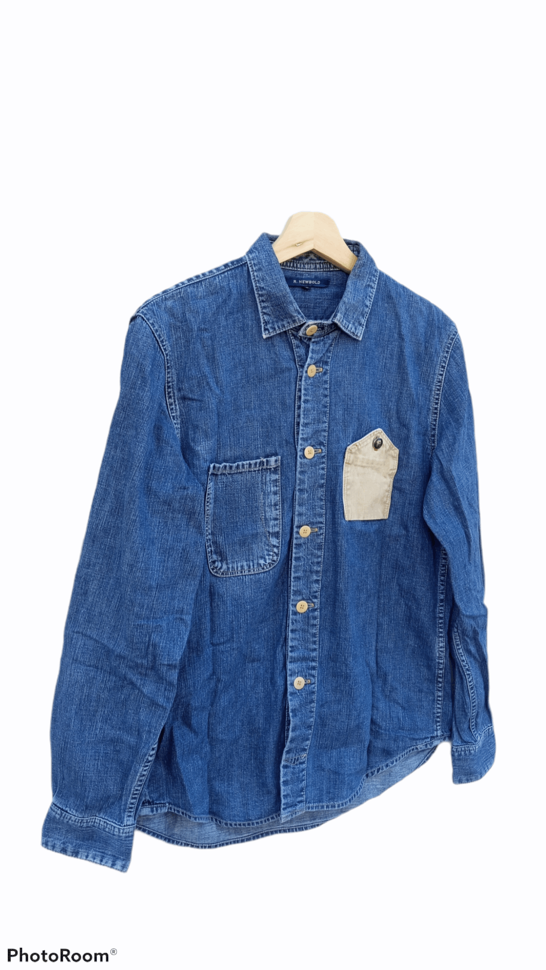 Paul Smith × R.Newbold × Vintage 🔥🔥Vintage Style R.Newbold Sample Denim Work Shirt Size US M / EU 48-50 / 2 - 1 Thumbnail