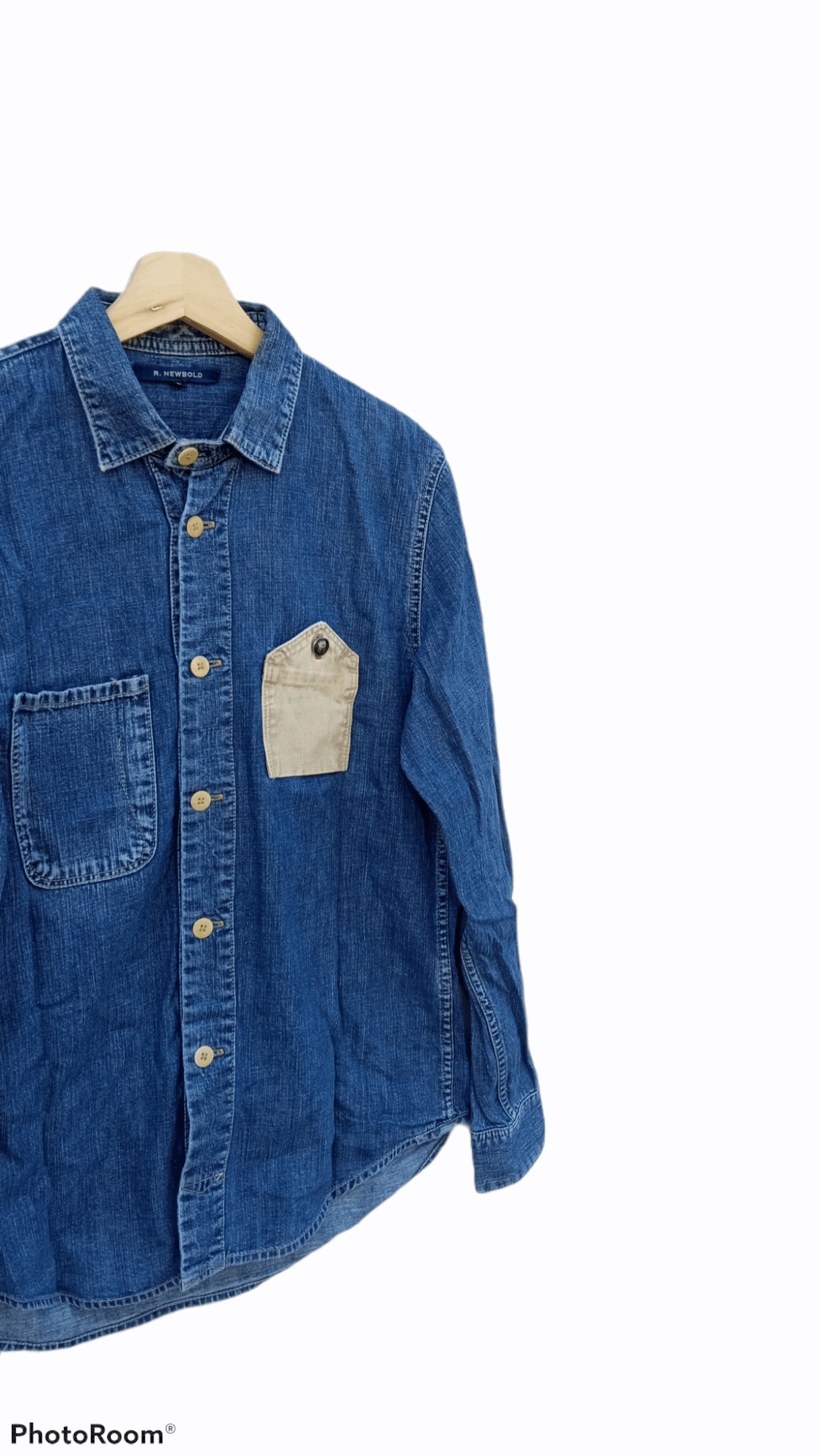 Paul Smith × R.Newbold × Vintage 🔥🔥Vintage Style R.Newbold Sample Denim Work Shirt Size US M / EU 48-50 / 2 - 5 Thumbnail