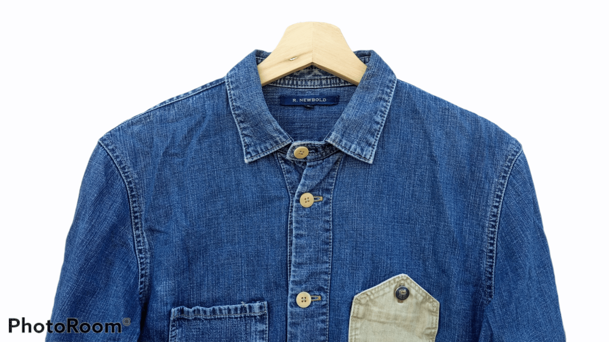 Paul Smith × R.Newbold × Vintage 🔥🔥Vintage Style R.Newbold Sample Denim Work Shirt Size US M / EU 48-50 / 2 - 15 Thumbnail