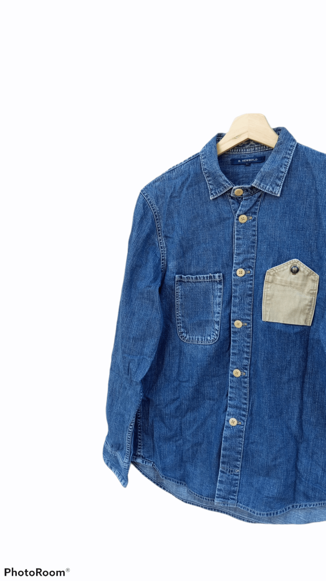 Paul Smith × R.Newbold × Vintage 🔥🔥Vintage Style R.Newbold Sample Denim Work Shirt Size US M / EU 48-50 / 2 - 6 Thumbnail