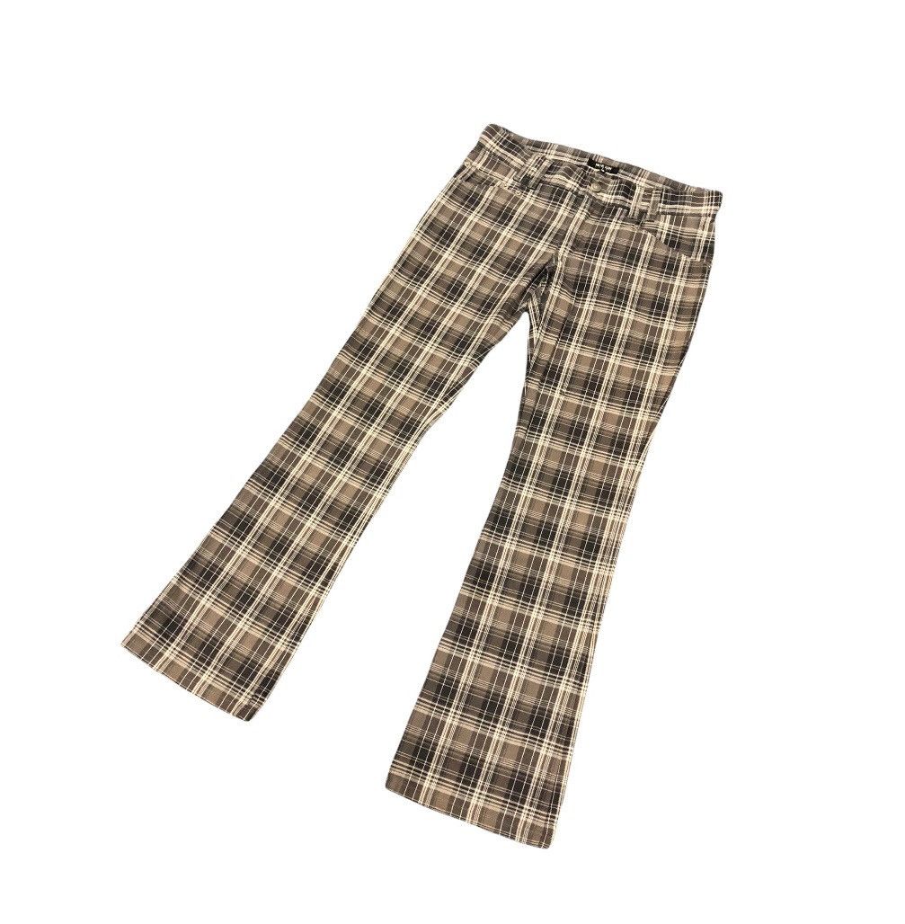 Michel Klein AW07 Michel Klien Homme plaid flared Pant Size US 33 - 3 Thumbnail