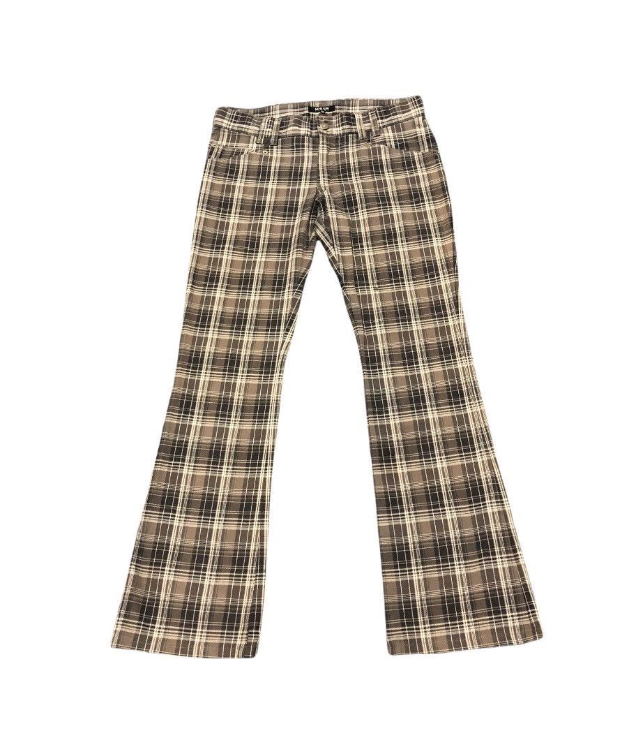 Michel Klein AW07 Michel Klien Homme plaid flared Pant Size US 33 - 2 Thumbnail