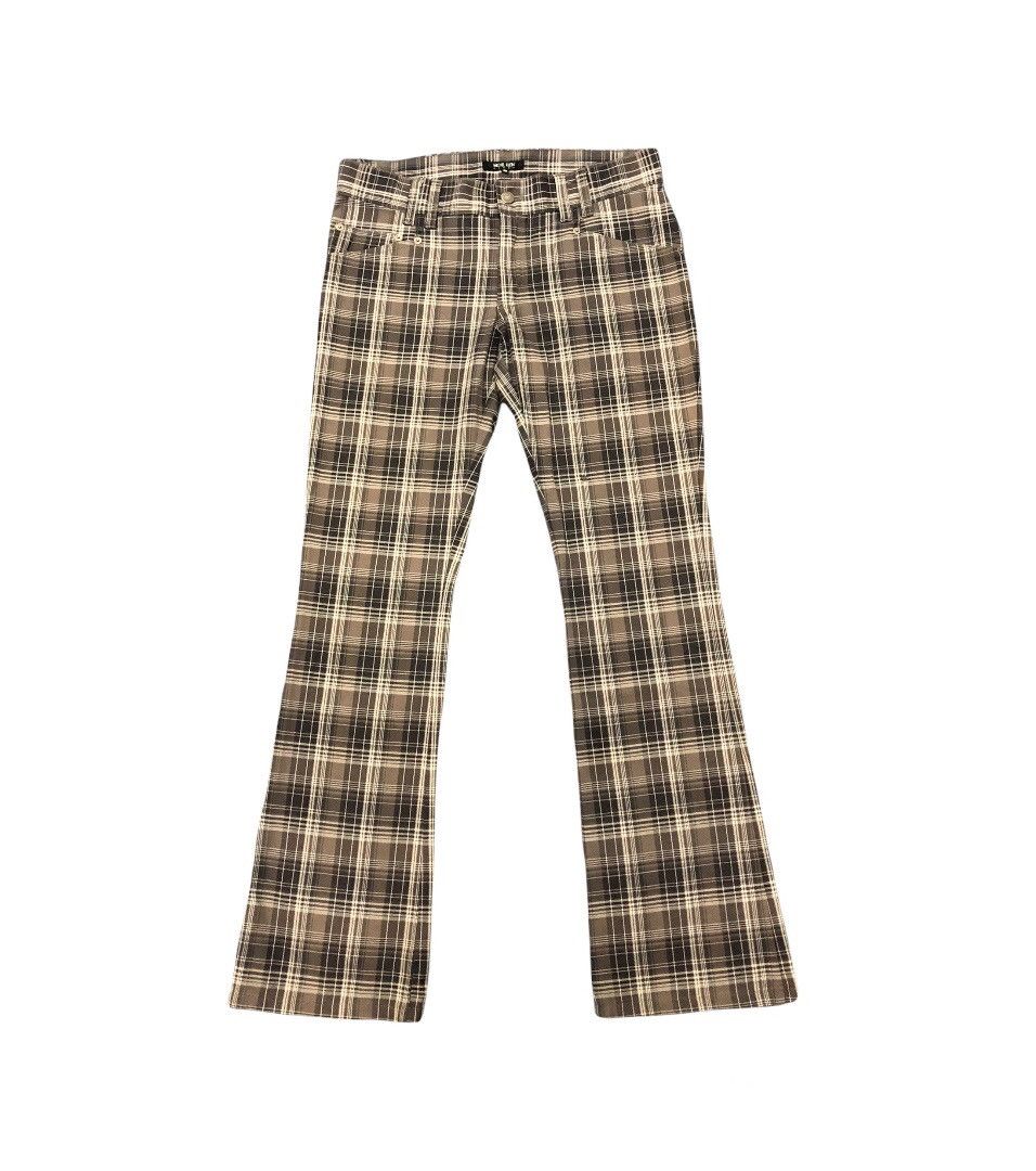 Michel Klein AW07 Michel Klien Homme plaid flared Pant Size US 33 - 1 Thumbnail