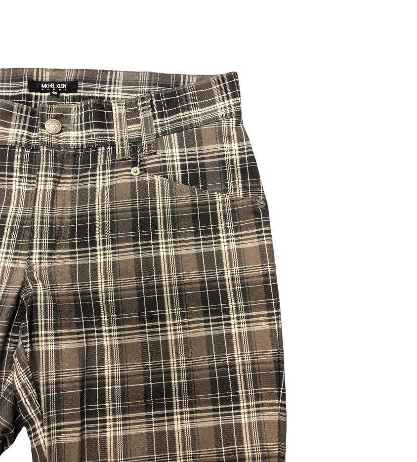 Michel Klein AW07 Michel Klien Homme plaid flared Pant Size US 33 - 7 Thumbnail