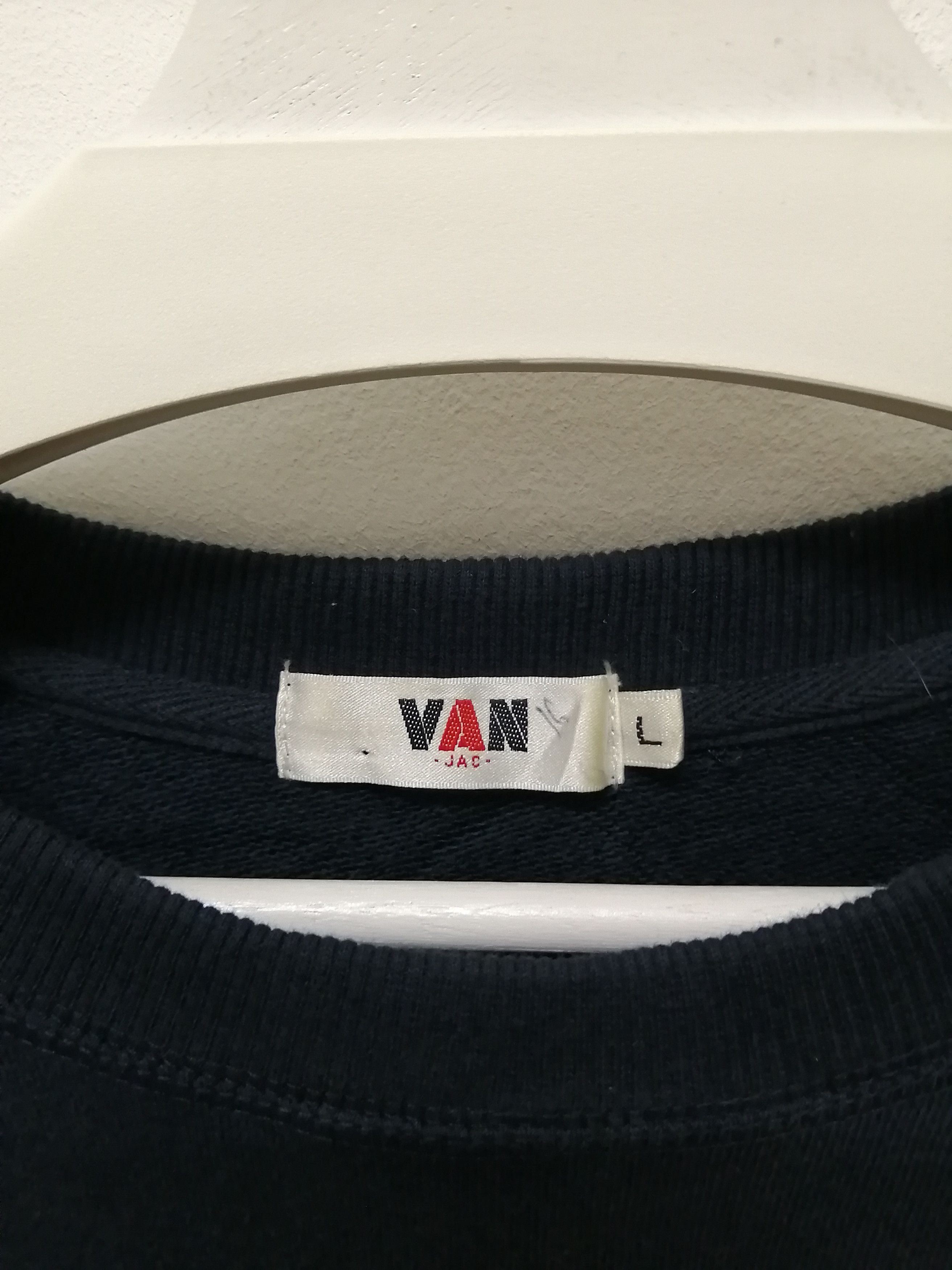 Japanese Brand VAN JAC Spell Out Crewneck Size US L / EU 52-54 / 3 - 2 Thumbnail