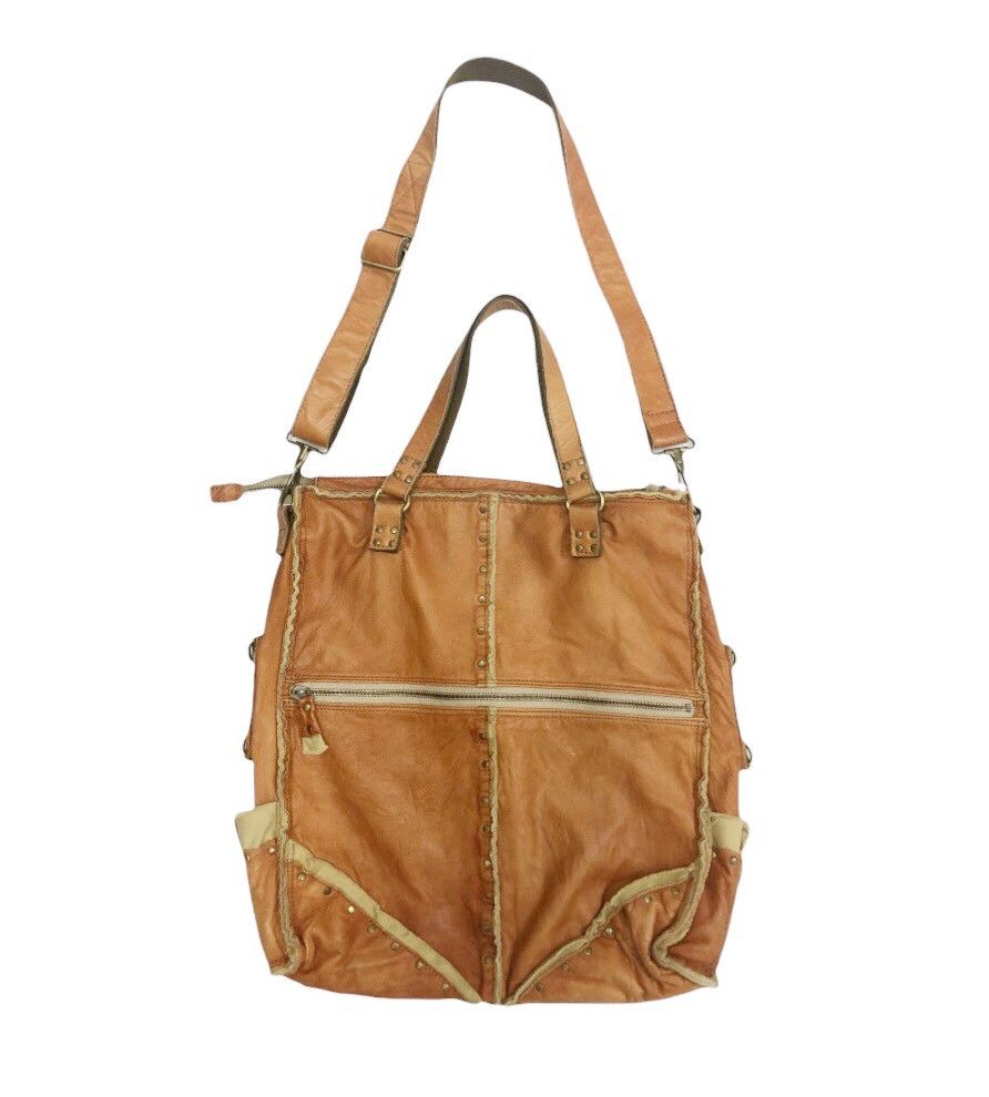 Genuine Leather 💥Archive💥 ZER JAPAN Casual Style Leather Massager Bag Size ONE SIZE - 4 Thumbnail