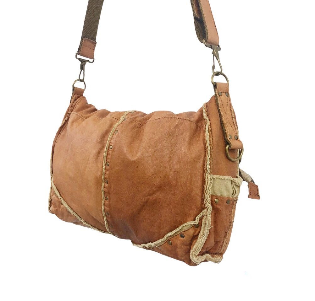 Genuine Leather 💥Archive💥 ZER JAPAN Casual Style Leather Massager Bag Size ONE SIZE - 11 Thumbnail