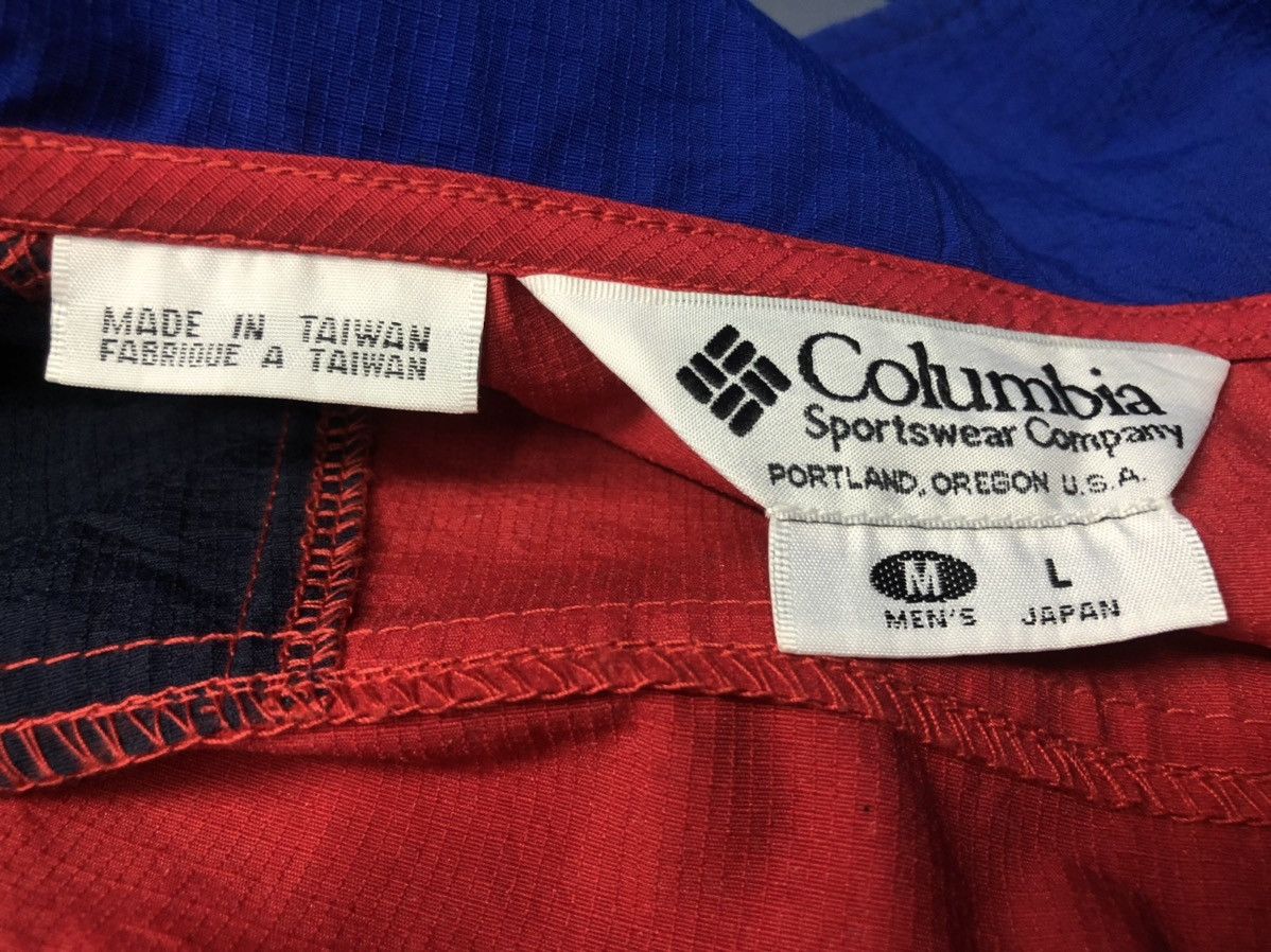 Columbia × Vintage Vintage Columbia Nylon windbreaker half zipper rare Size US XXL / EU 58 / 5 - 7 Thumbnail