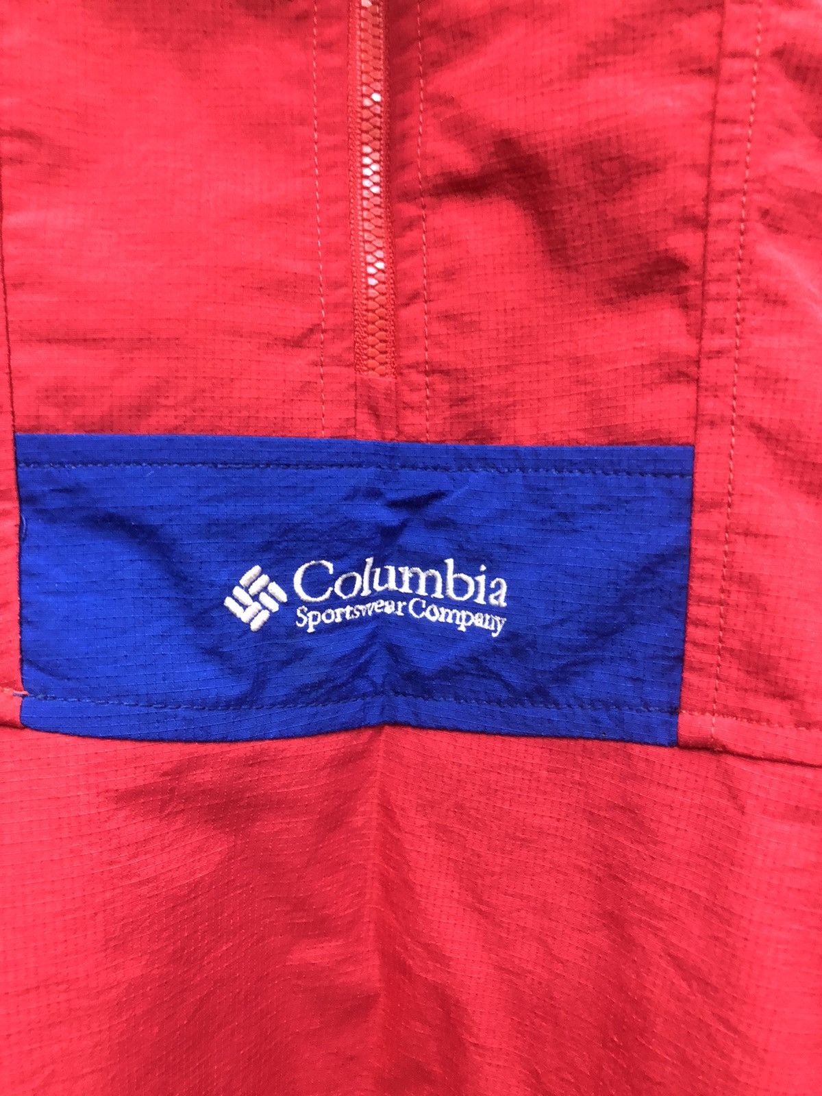 Columbia × Vintage Vintage Columbia Nylon windbreaker half zipper rare Size US XXL / EU 58 / 5 - 4 Thumbnail