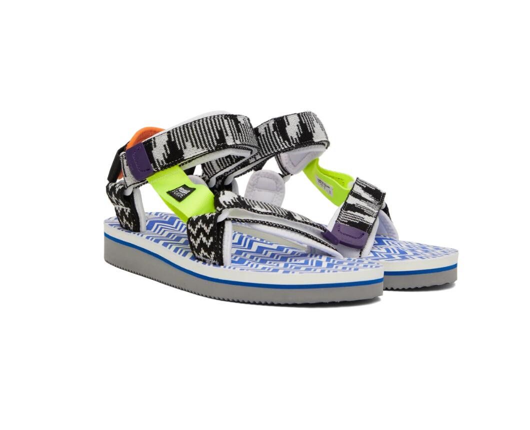 image of Ss22 Suicoke X Missoni Depa Sandals M10W12, Men's