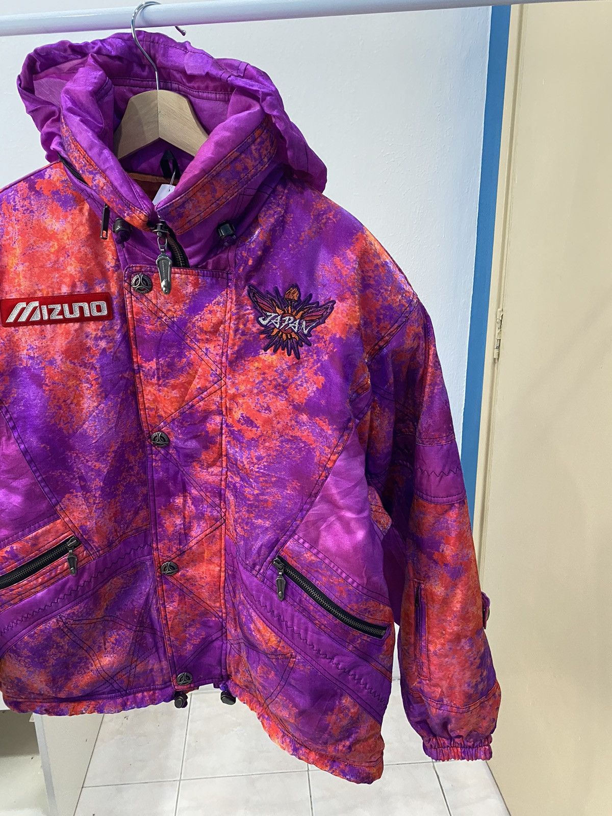 Mizuno Vintage 90s Mizuno Japan Team Ski Jacket Nagano Olympics 98 Size US L / EU 52-54 / 3 - 4 Thumbnail