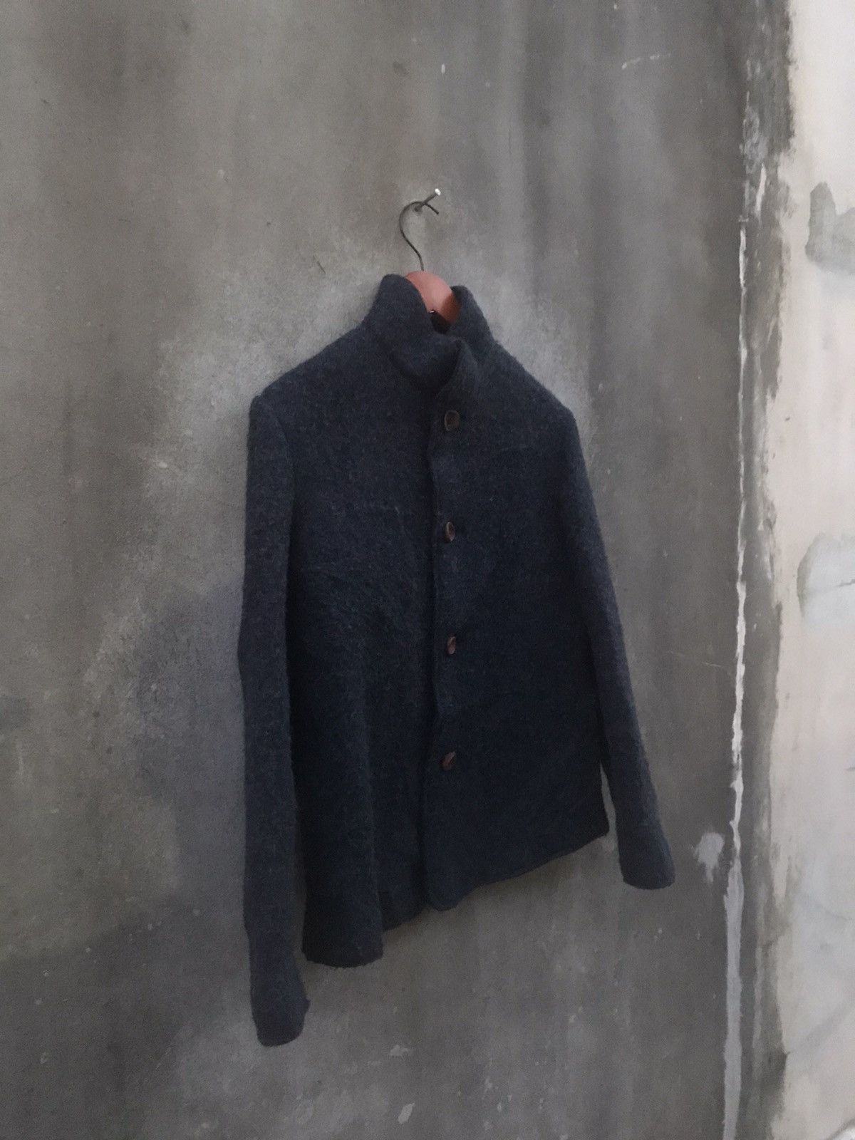 45rpm 45rpm Indigo Wool Short Jacket—Japanes Artisan Felted Fabric Size US M / EU 48-50 / 2 - 5 Thumbnail