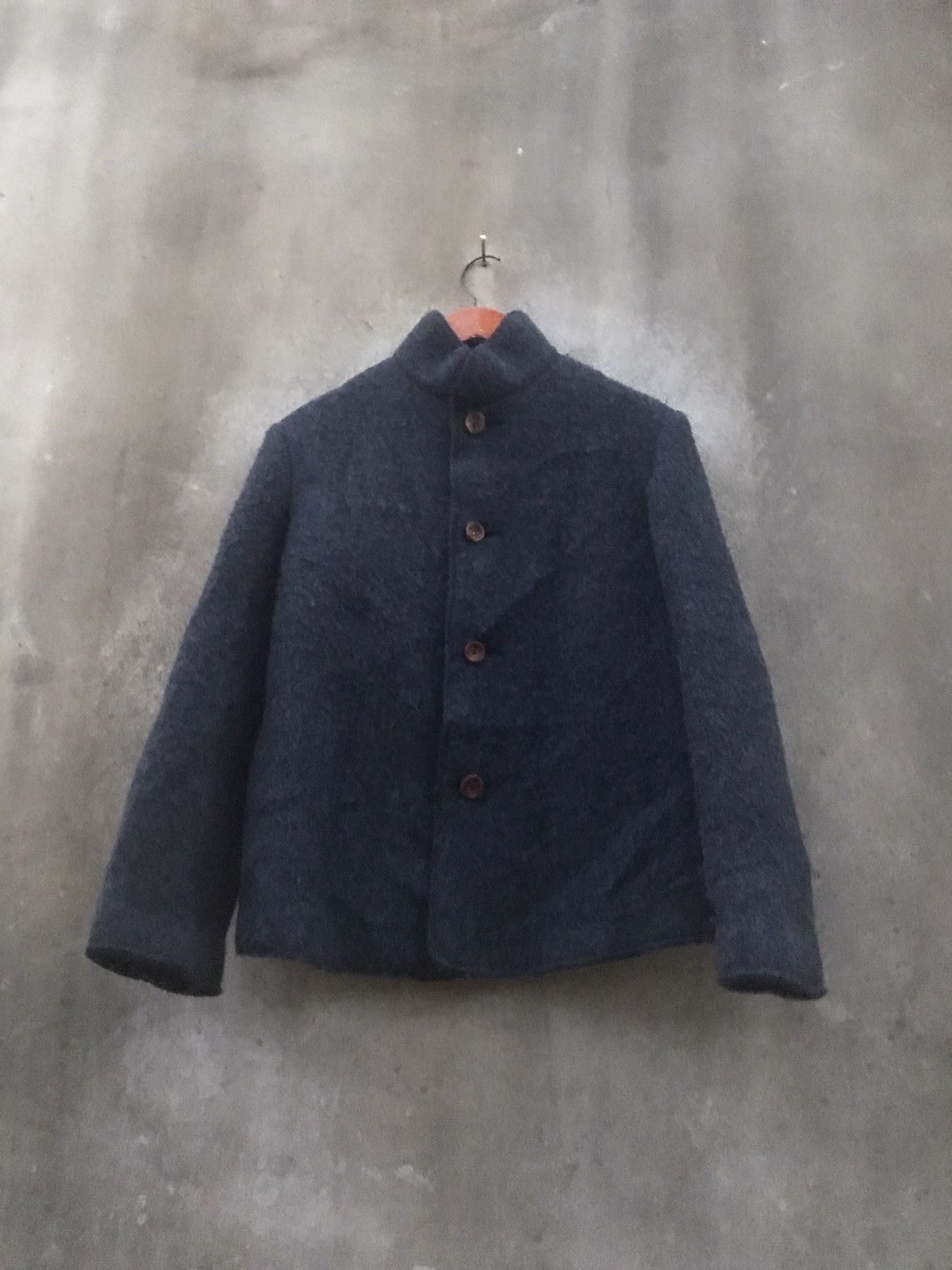 45rpm 45rpm Indigo Wool Short Jacket—Japanes Artisan Felted Fabric Size US M / EU 48-50 / 2 - 4 Thumbnail