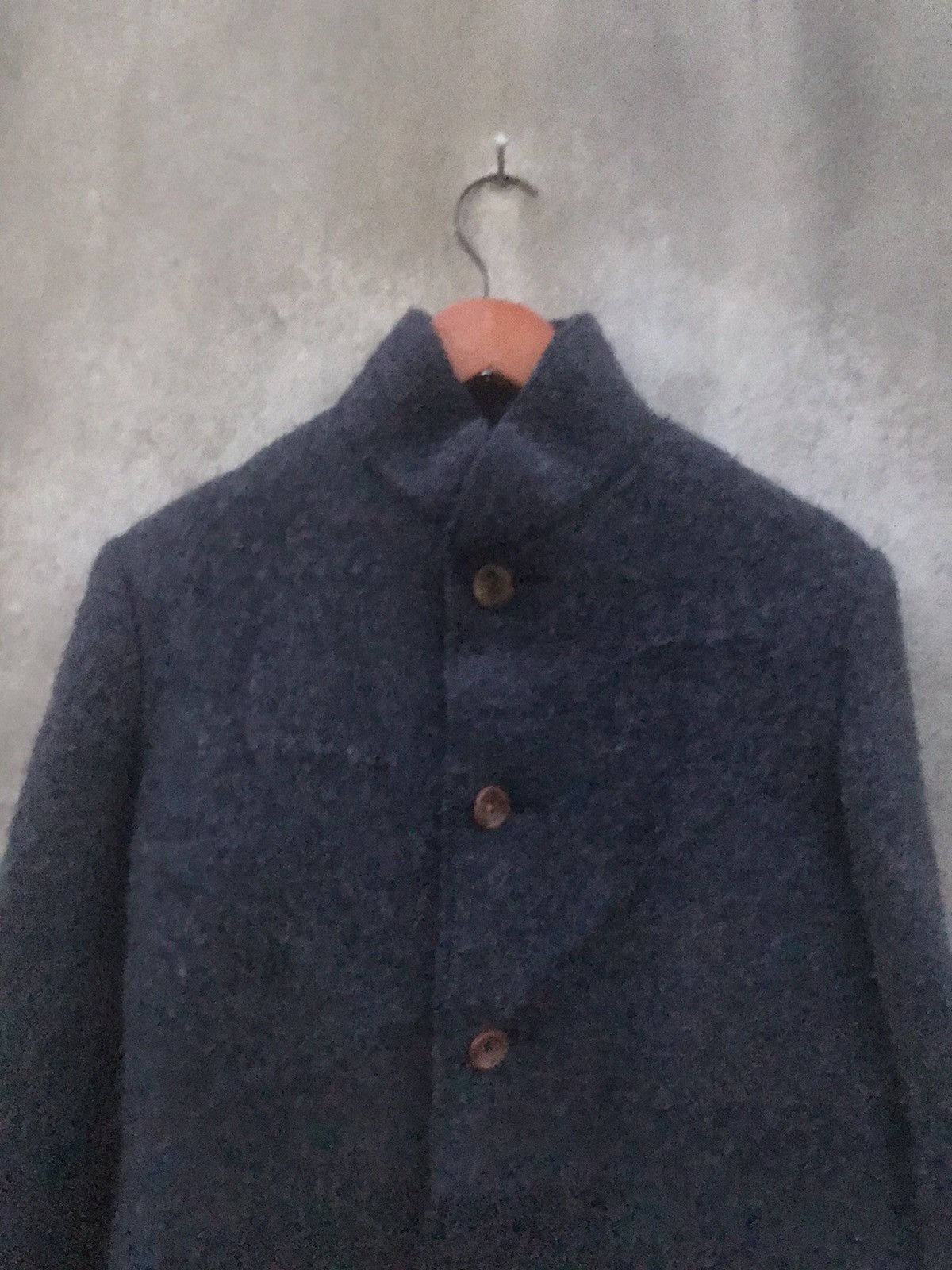 45rpm 45rpm Indigo Wool Short Jacket—Japanes Artisan Felted Fabric Size US M / EU 48-50 / 2 - 9 Thumbnail