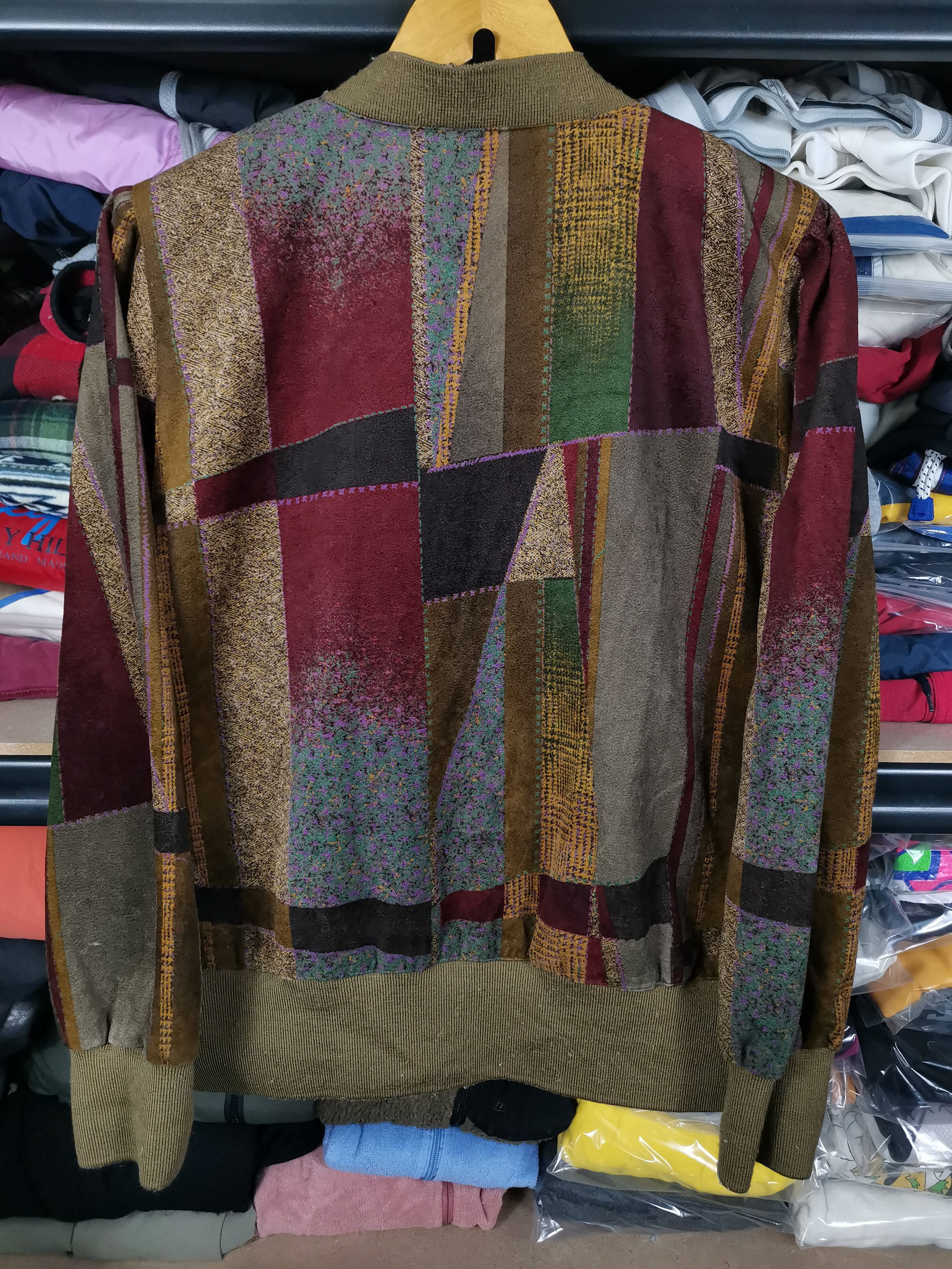 Japanese Brand Vintage Japanese Brand Sogai Patchwork Style Cardigan Jacket Size US L / EU 52-54 / 3 - 2 Thumbnail