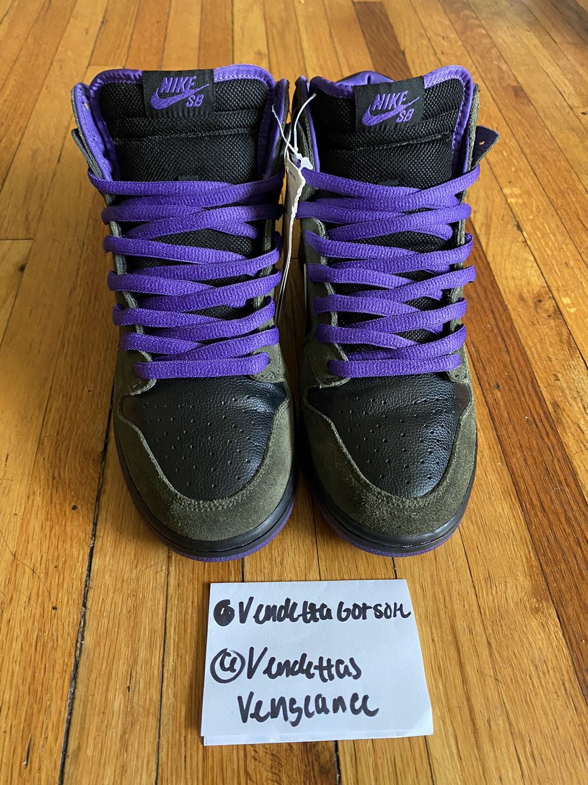Nike Nike Sb Dunk Purple Haze 420 SAMPLE PROMO UNRELEASED US9 Size US 9 / EU 42 - 6 Thumbnail
