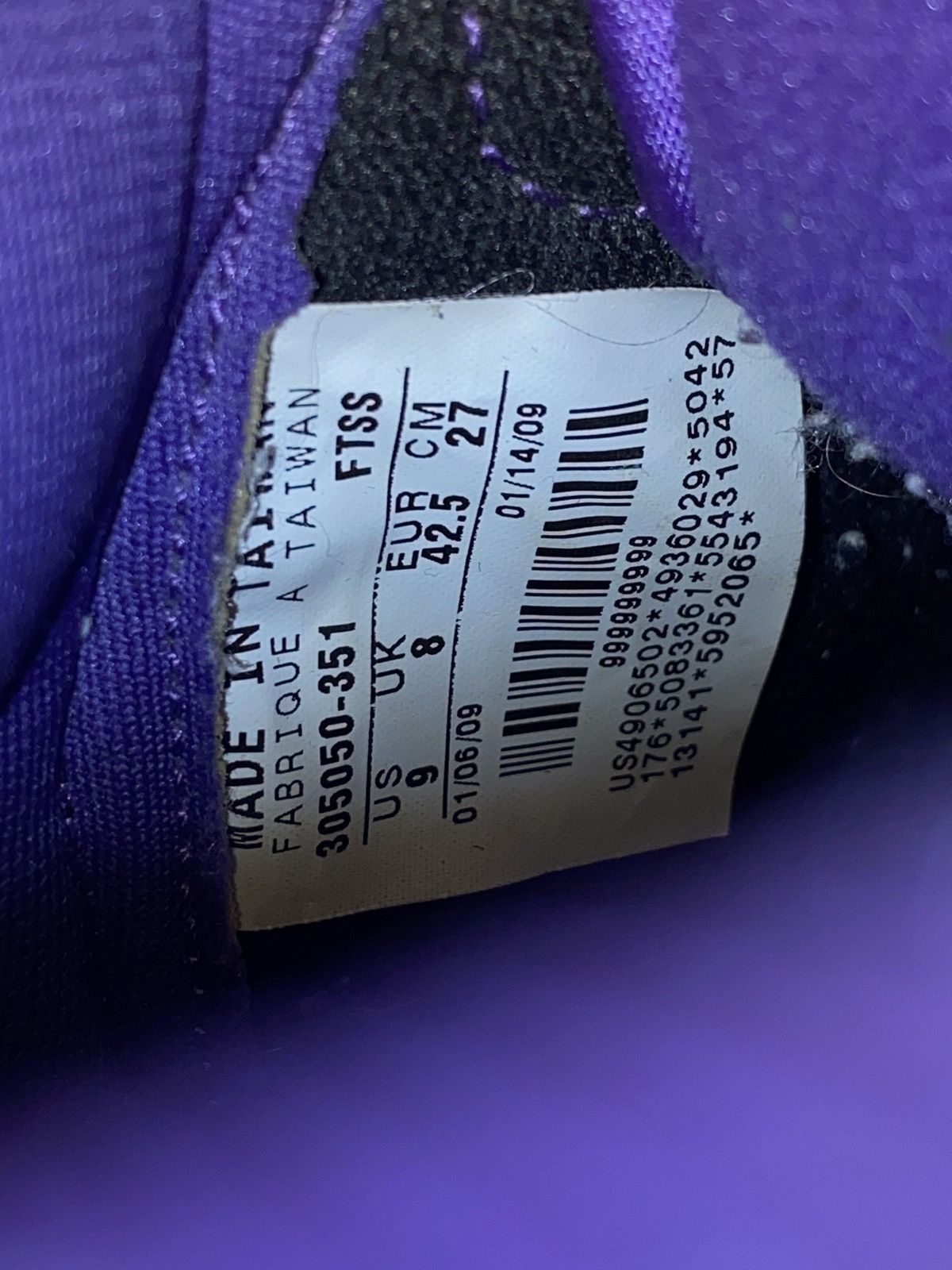 Nike Nike Sb Dunk Purple Haze 420 SAMPLE PROMO UNRELEASED US9 Size US 9 / EU 42 - 12 Thumbnail